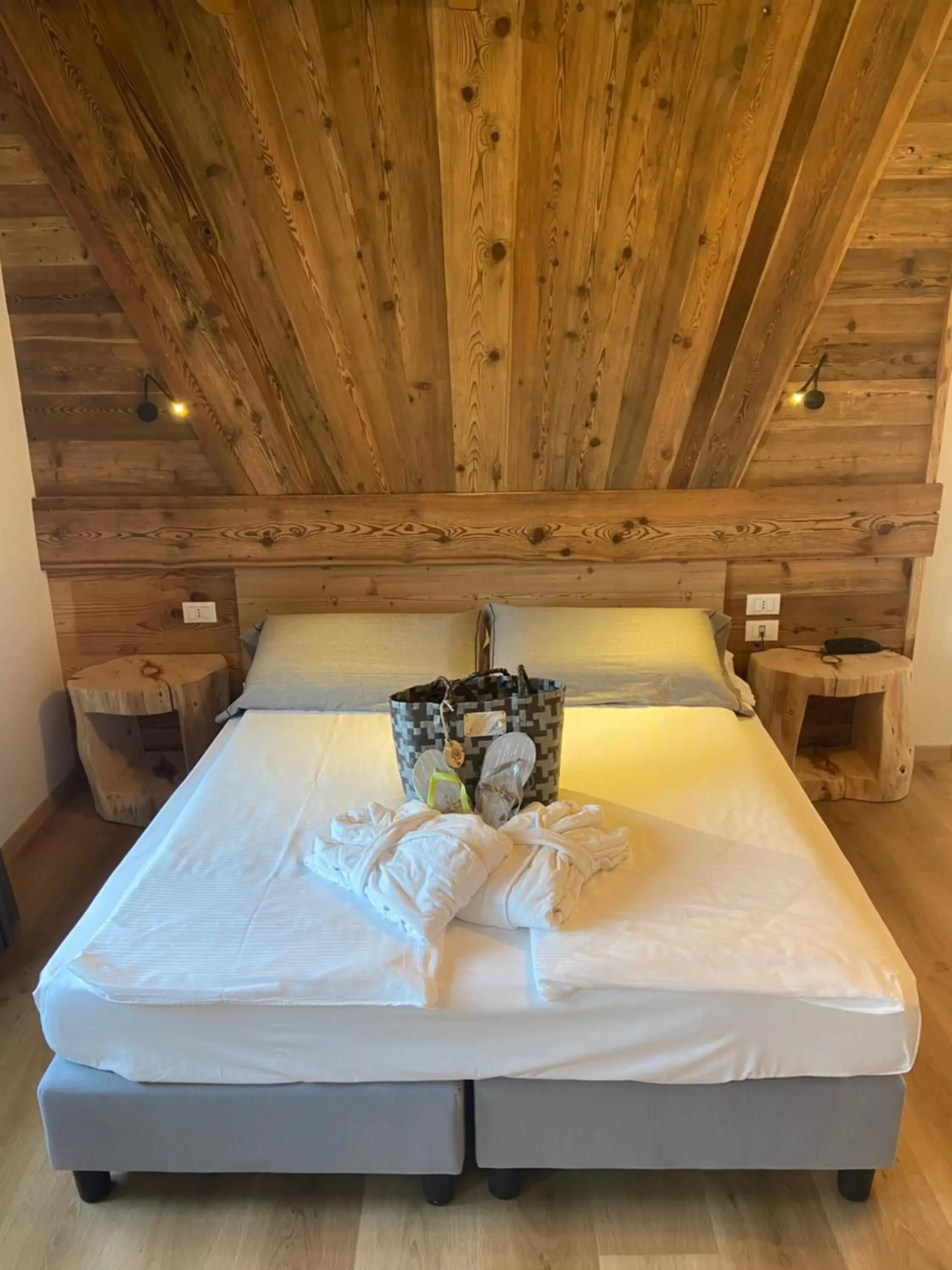 Bed in Miraval Hotel Bed in Miraval Hotel