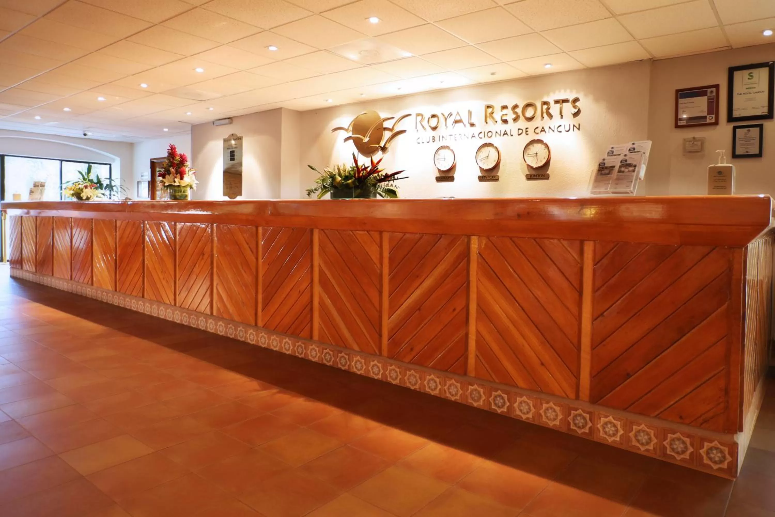 Lobby or reception in The Royal Cancun All Suites Resort