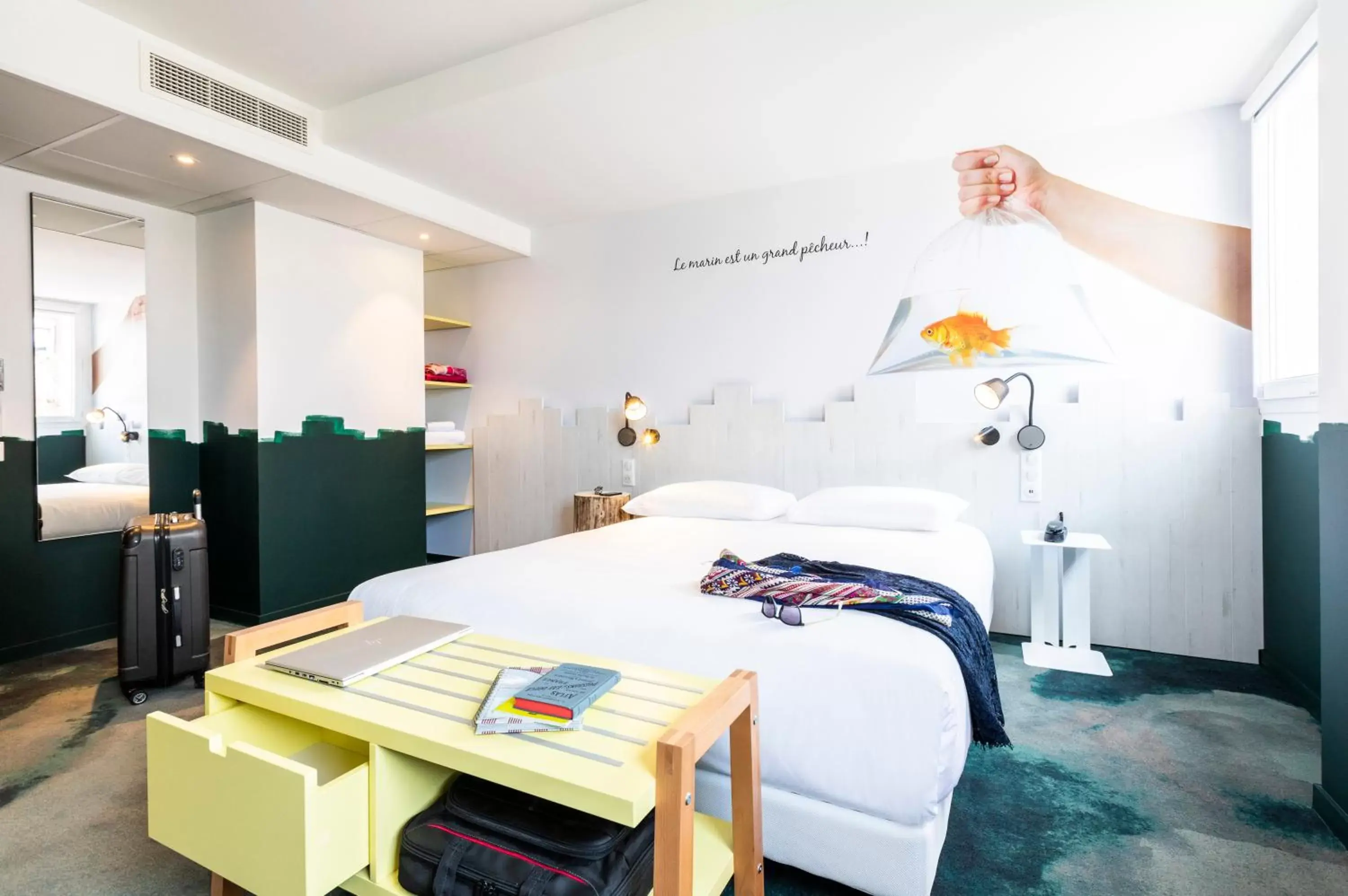 Bed in ibis Styles Thonon-les-Bains