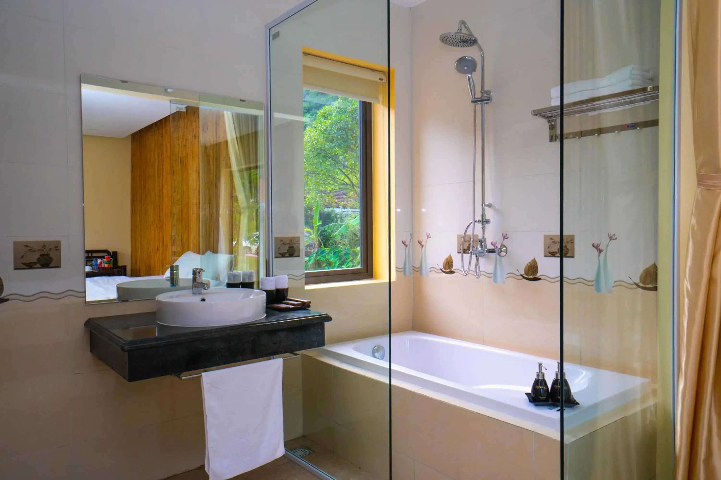 Shower, Bathroom in Trang An Retreat