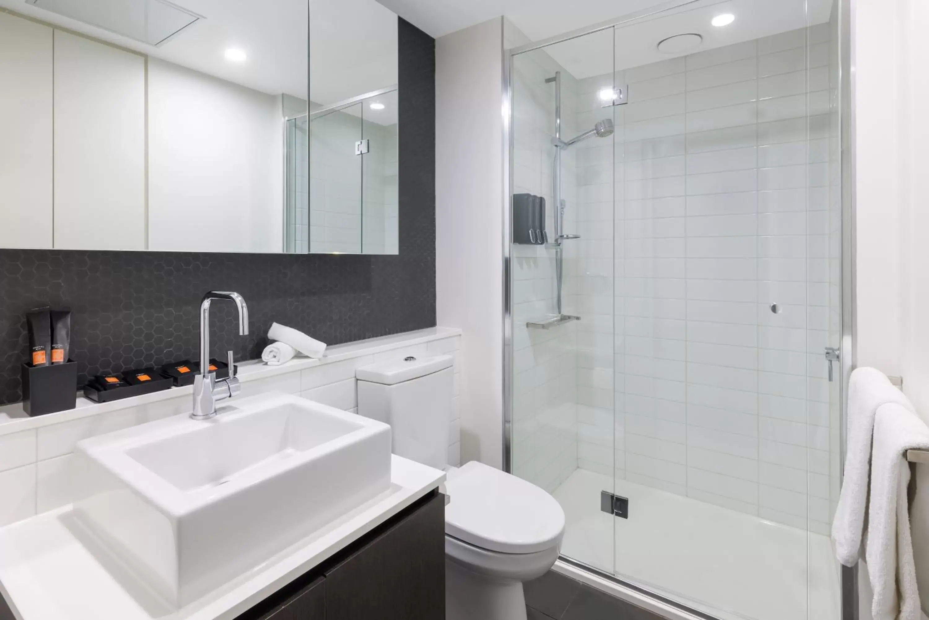 Shower, Bathroom in The Jazz Corner Hotel Melbourne