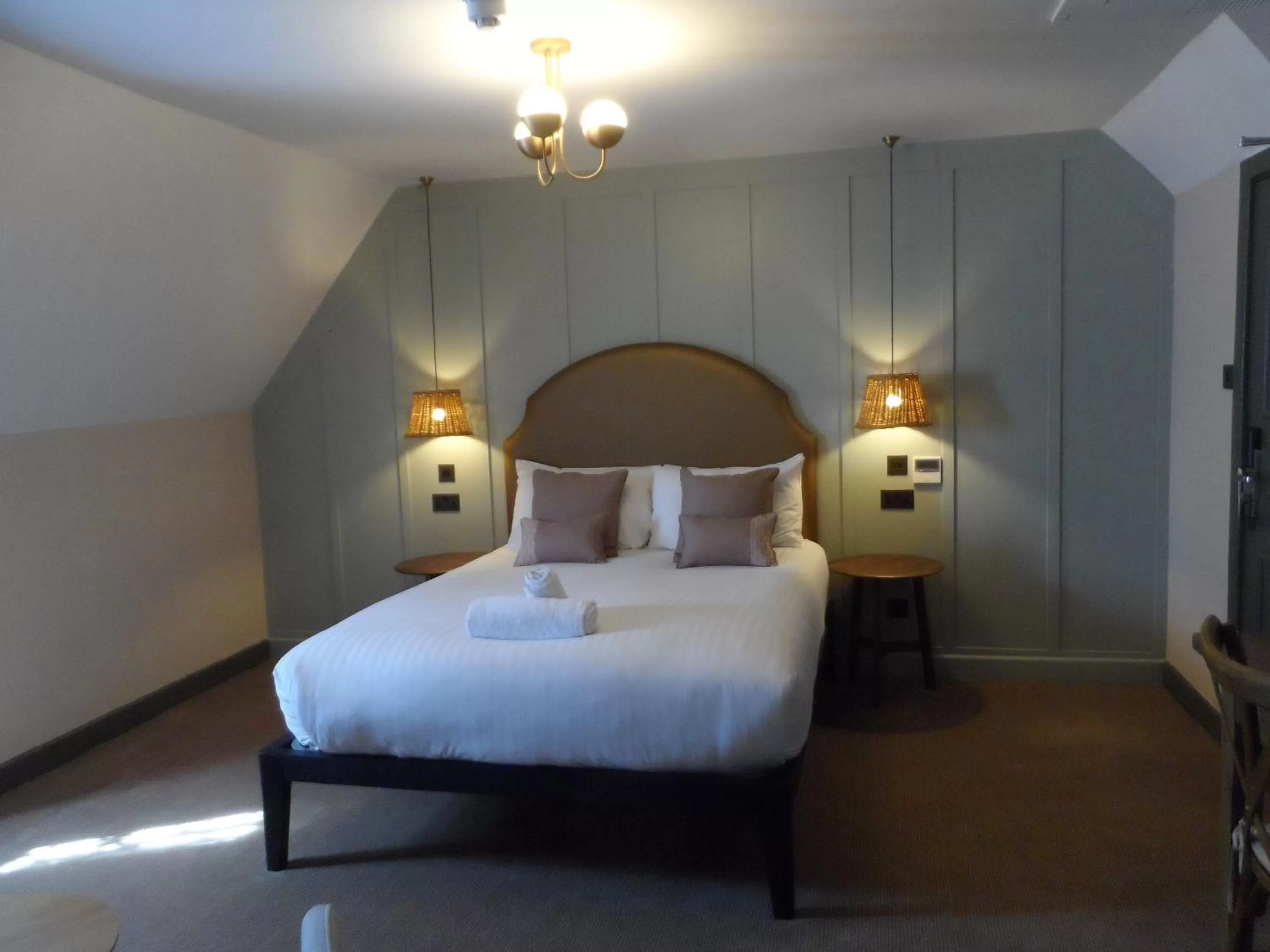 Bed in Stanton House Hotel