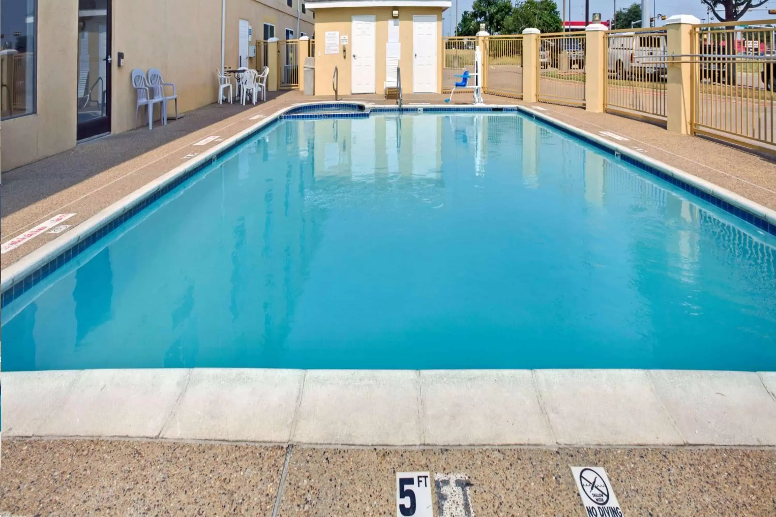 Pool view, Swimming Pool in Days Inn by Wyndham Dallas Garland West