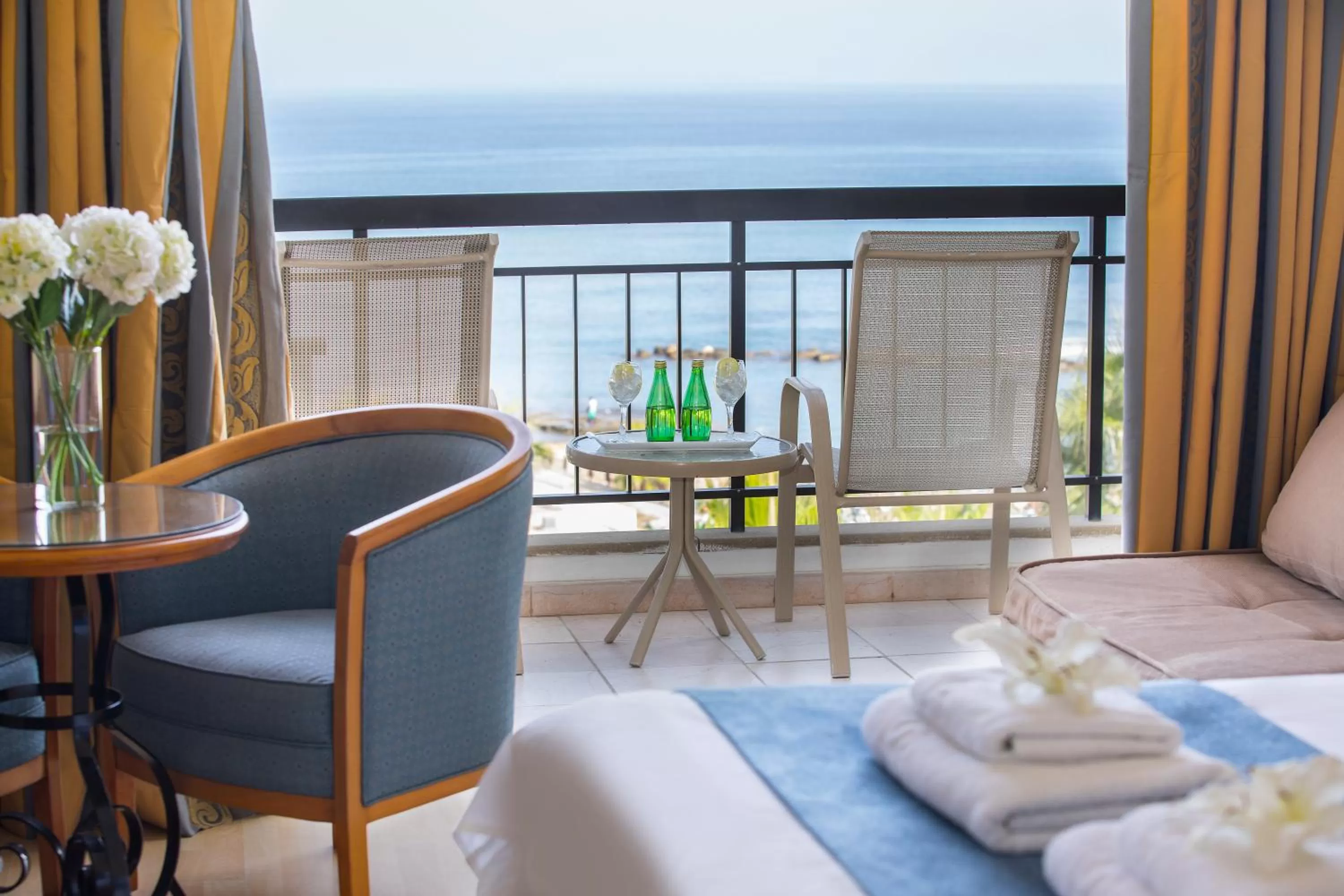 Bed in Anastasia Waterpark Beach Resort