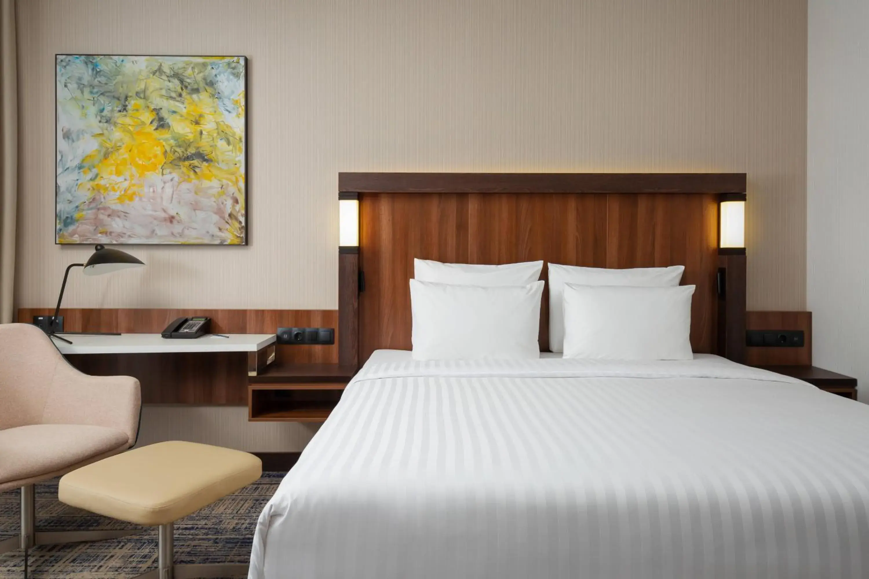 Bedroom, Bed in Courtyard by Marriott Tashkent