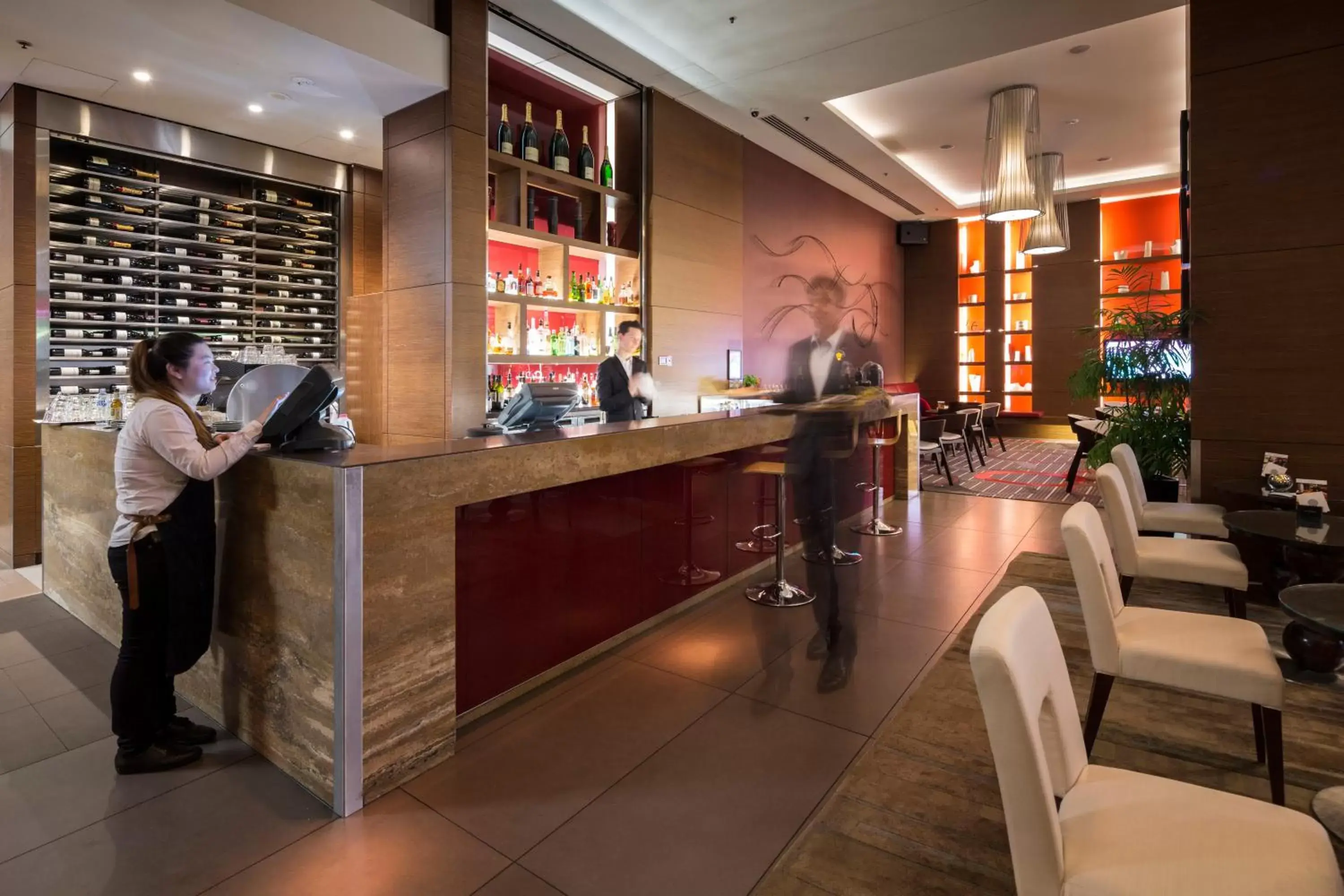 Lounge or bar in Pullman at Sydney Olympic Park Hotel