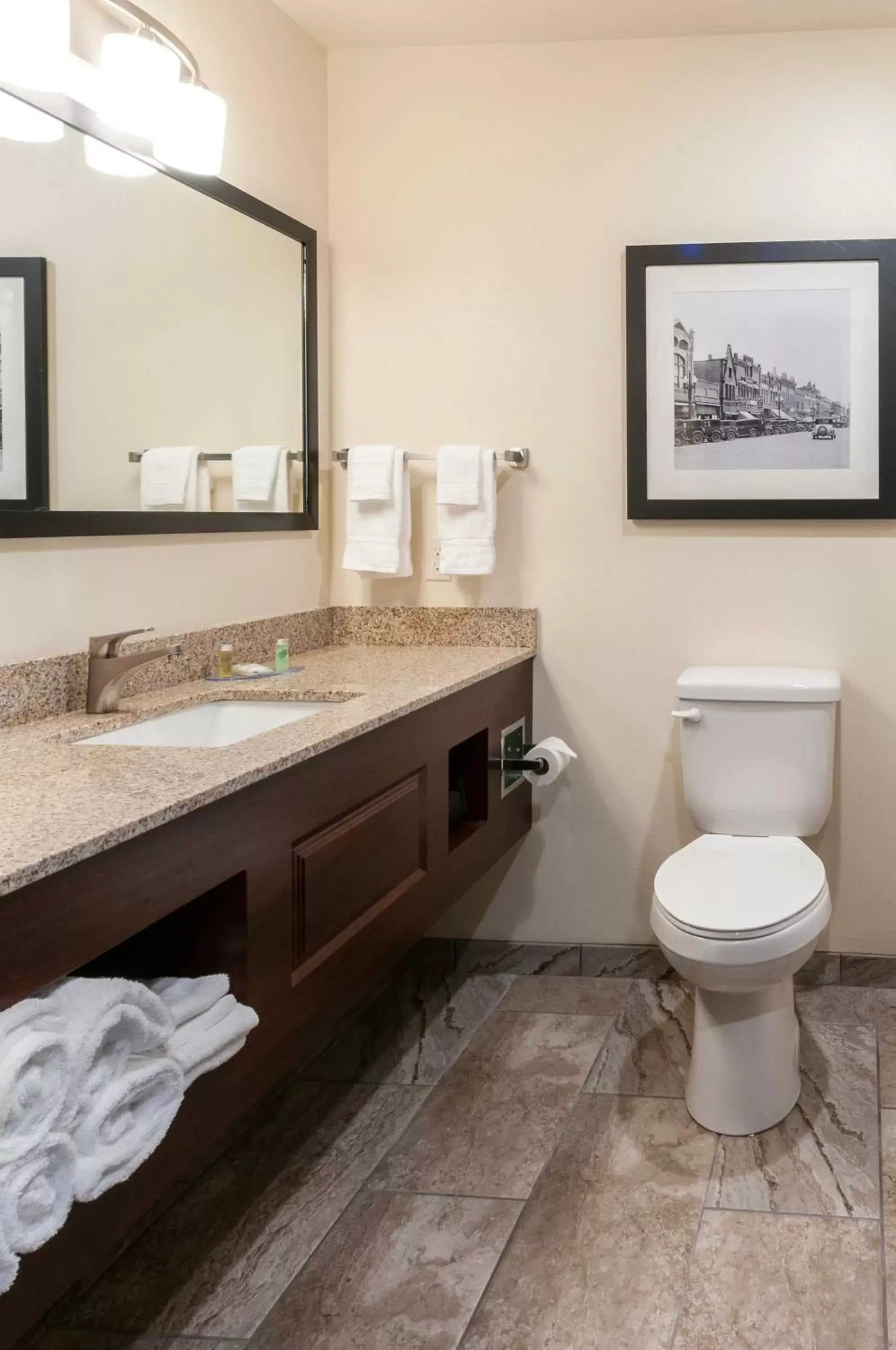 Toilet, Bathroom in Cobblestone Hotel & Suites Appleton International Airport