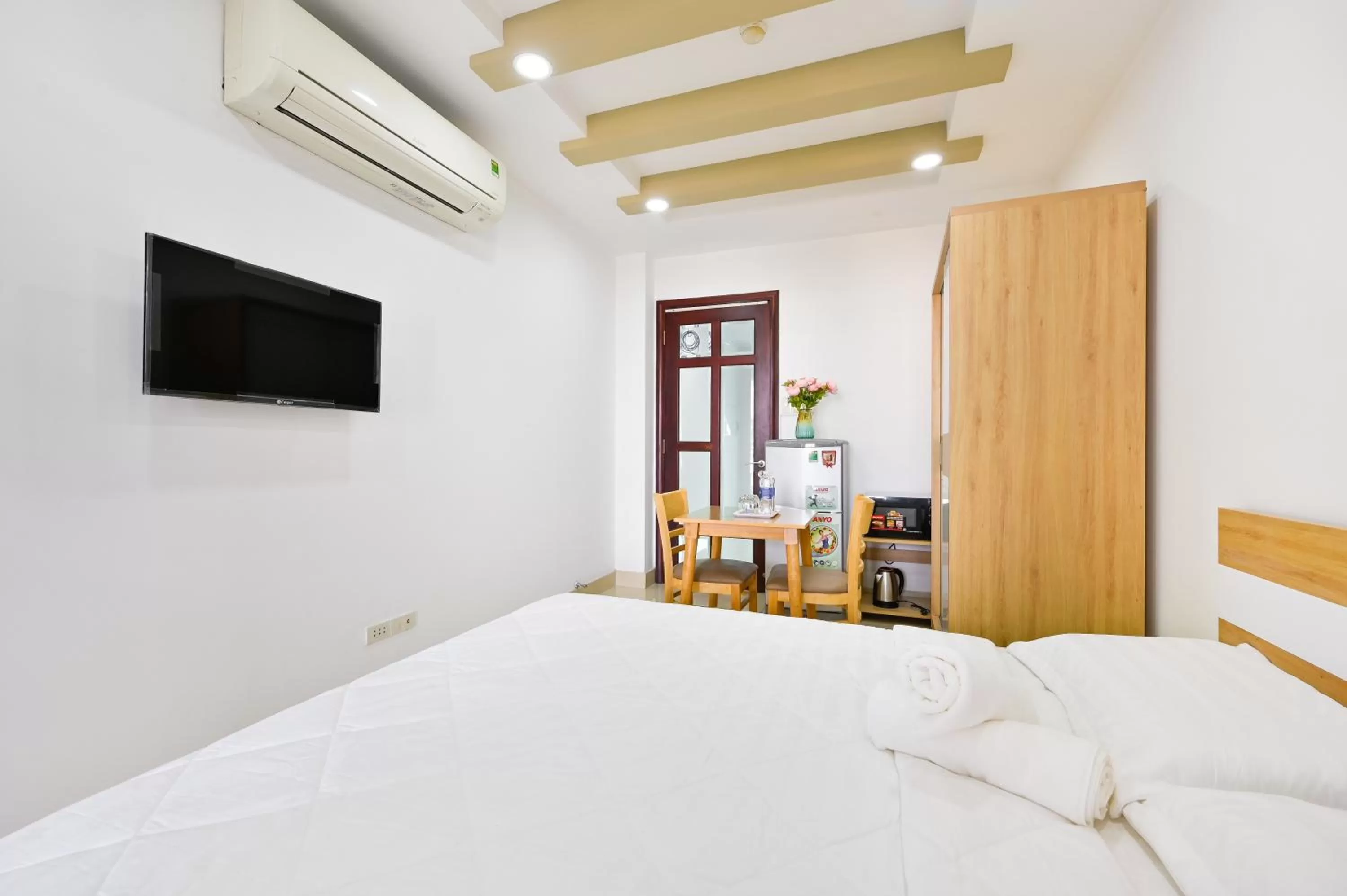 Bedroom, Bed in Huyen Homestay