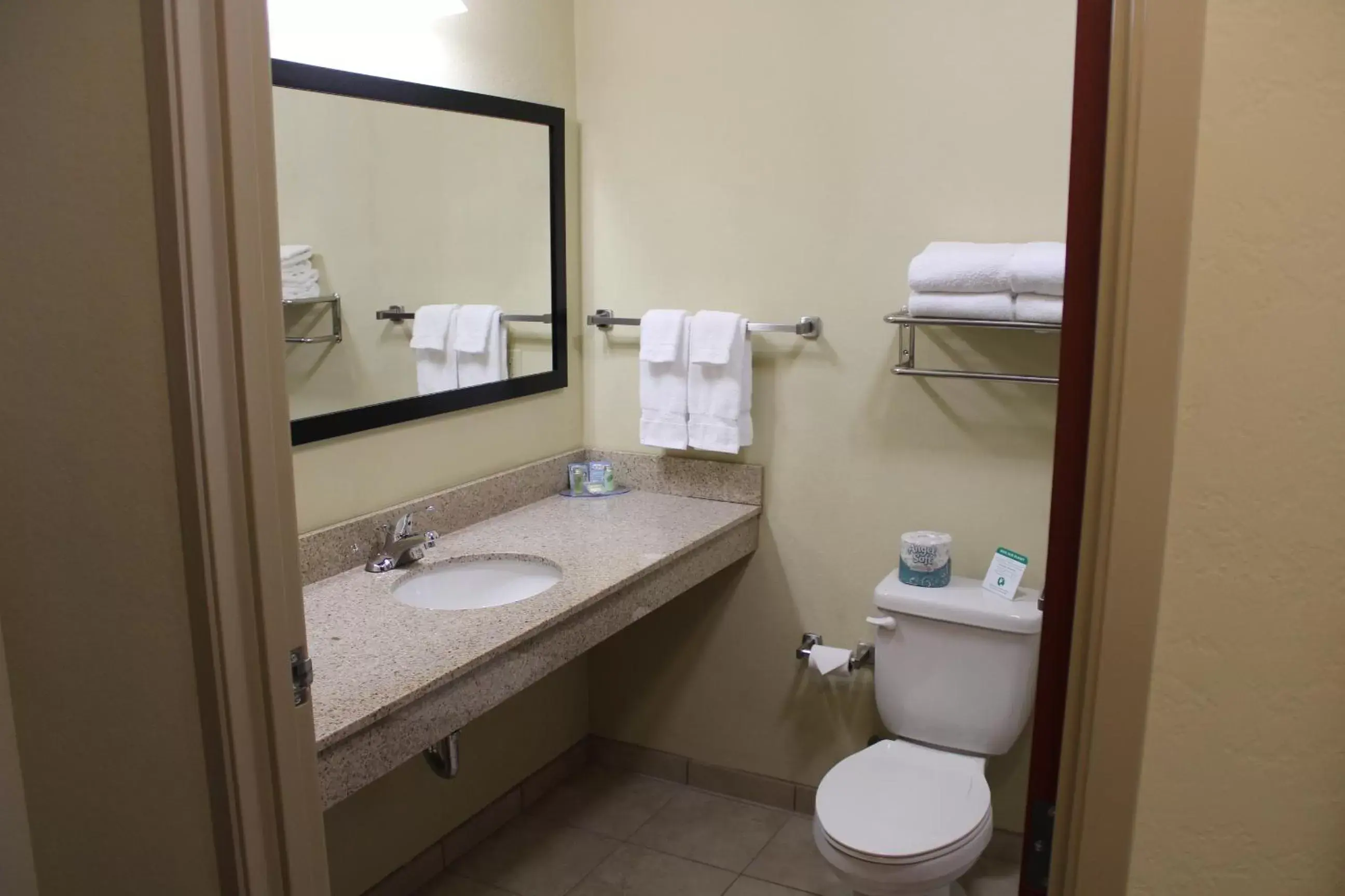 Toilet, Bathroom in Cobblestone Inn & Suites - Rugby
