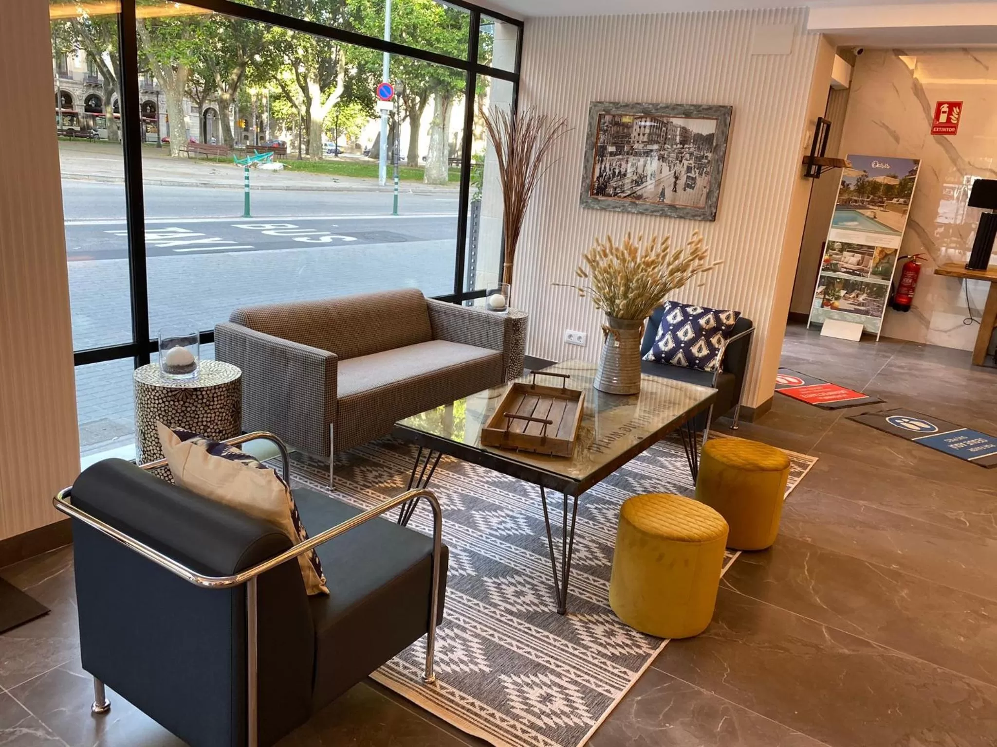 Lobby or reception in Hotel Oasis