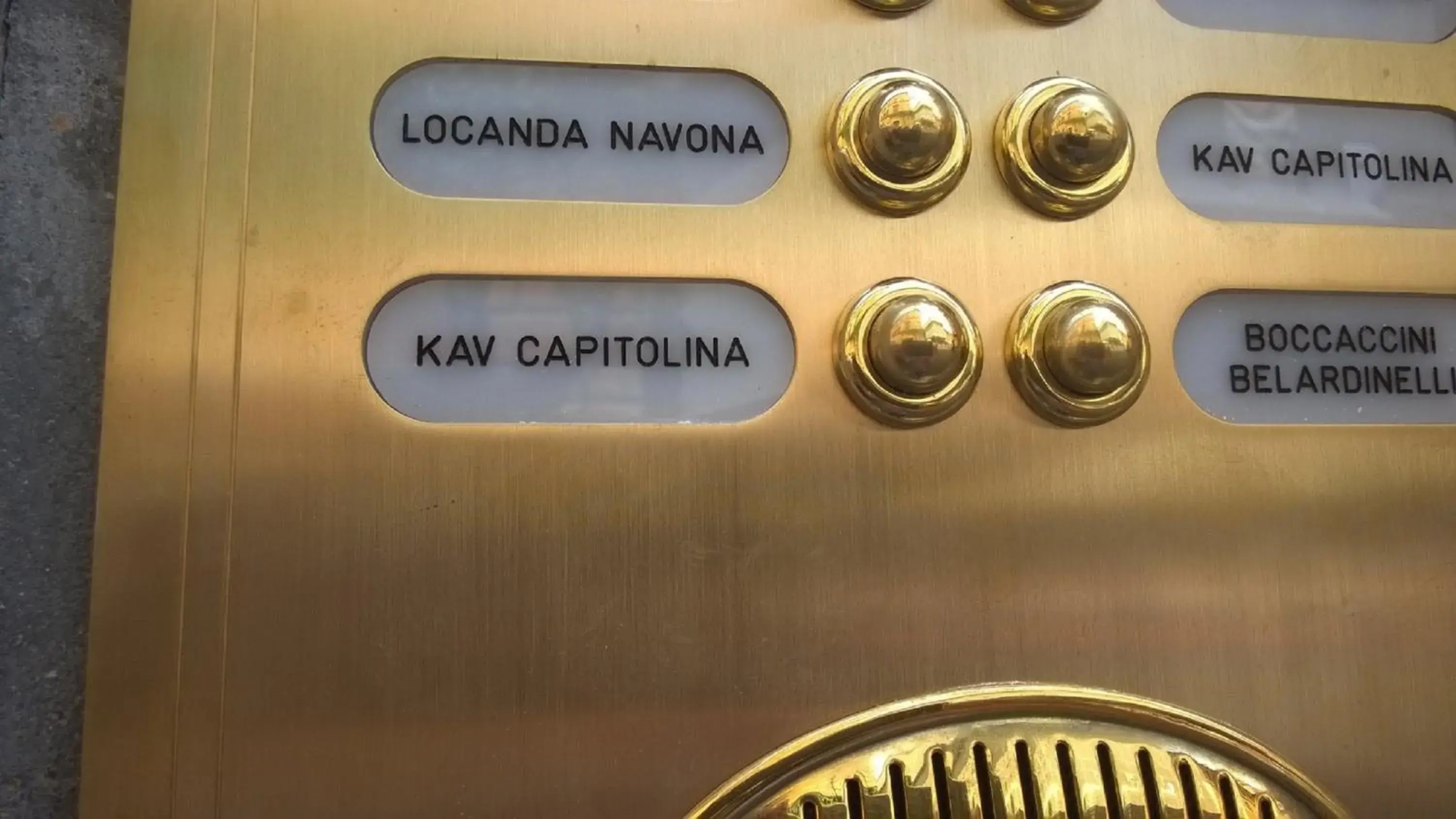 Facade/entrance in Locanda Navona Facade/entrance in Locanda Navona