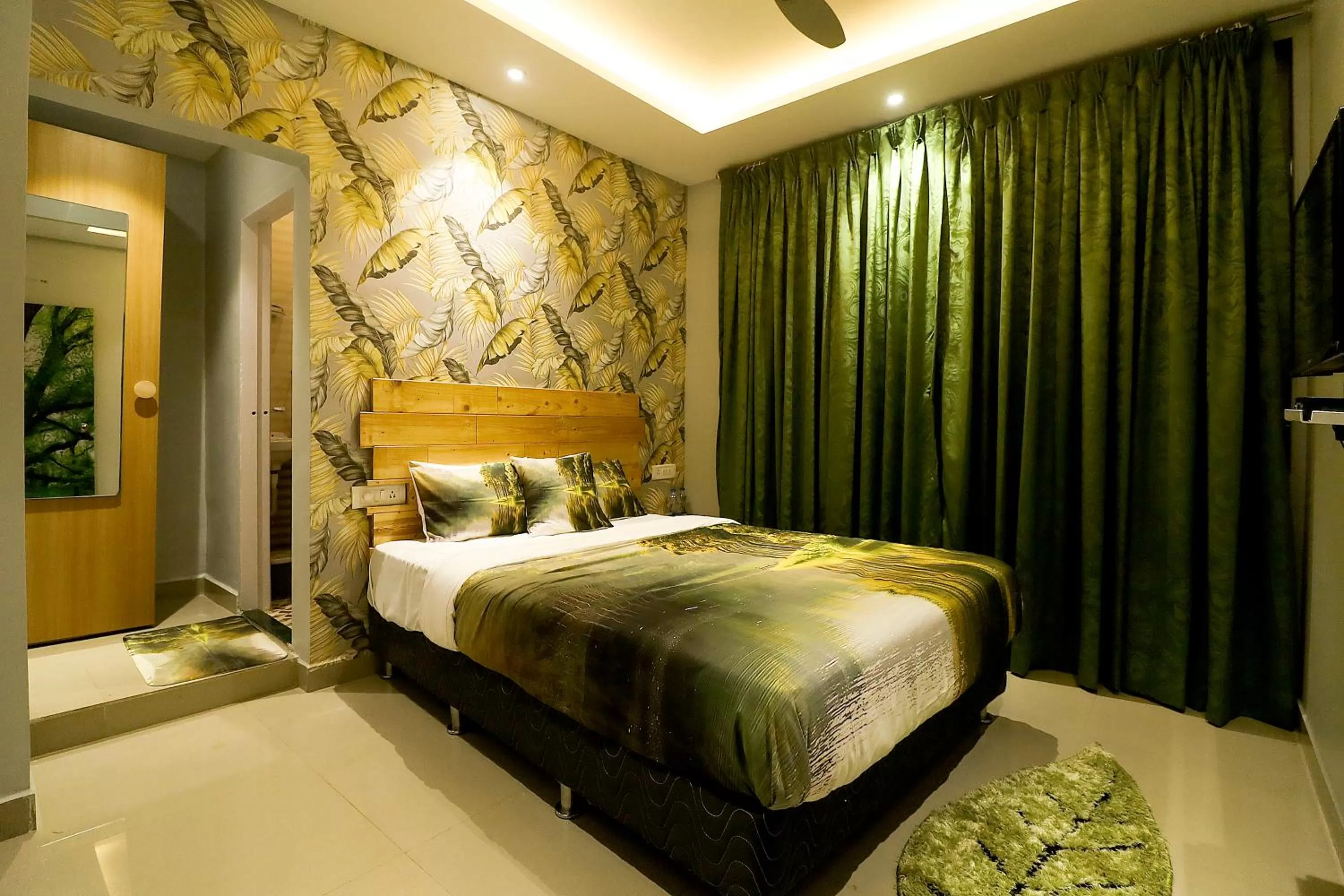 Bed in Hotel Greek Glory