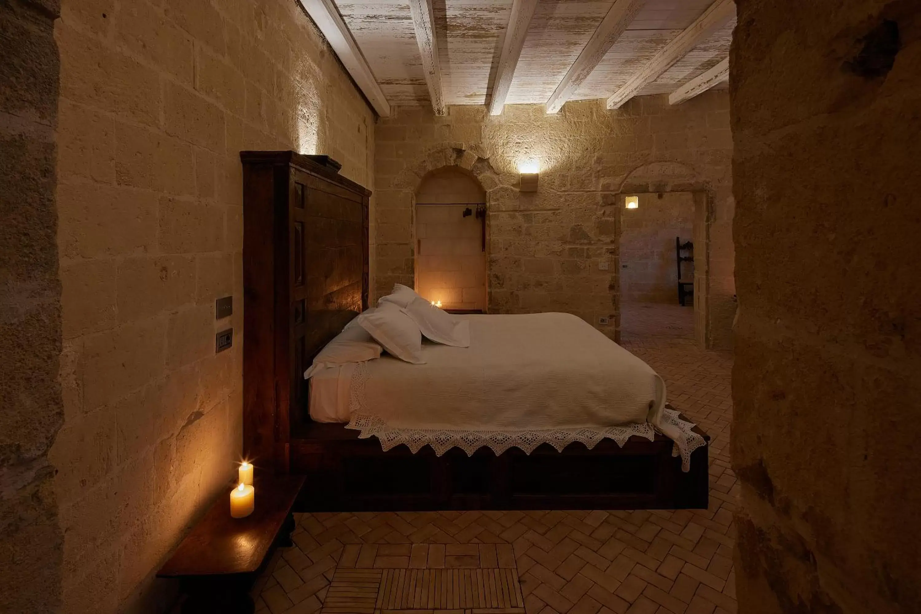 Bedroom, Bed in Sextantio Le Grotte Della Civita