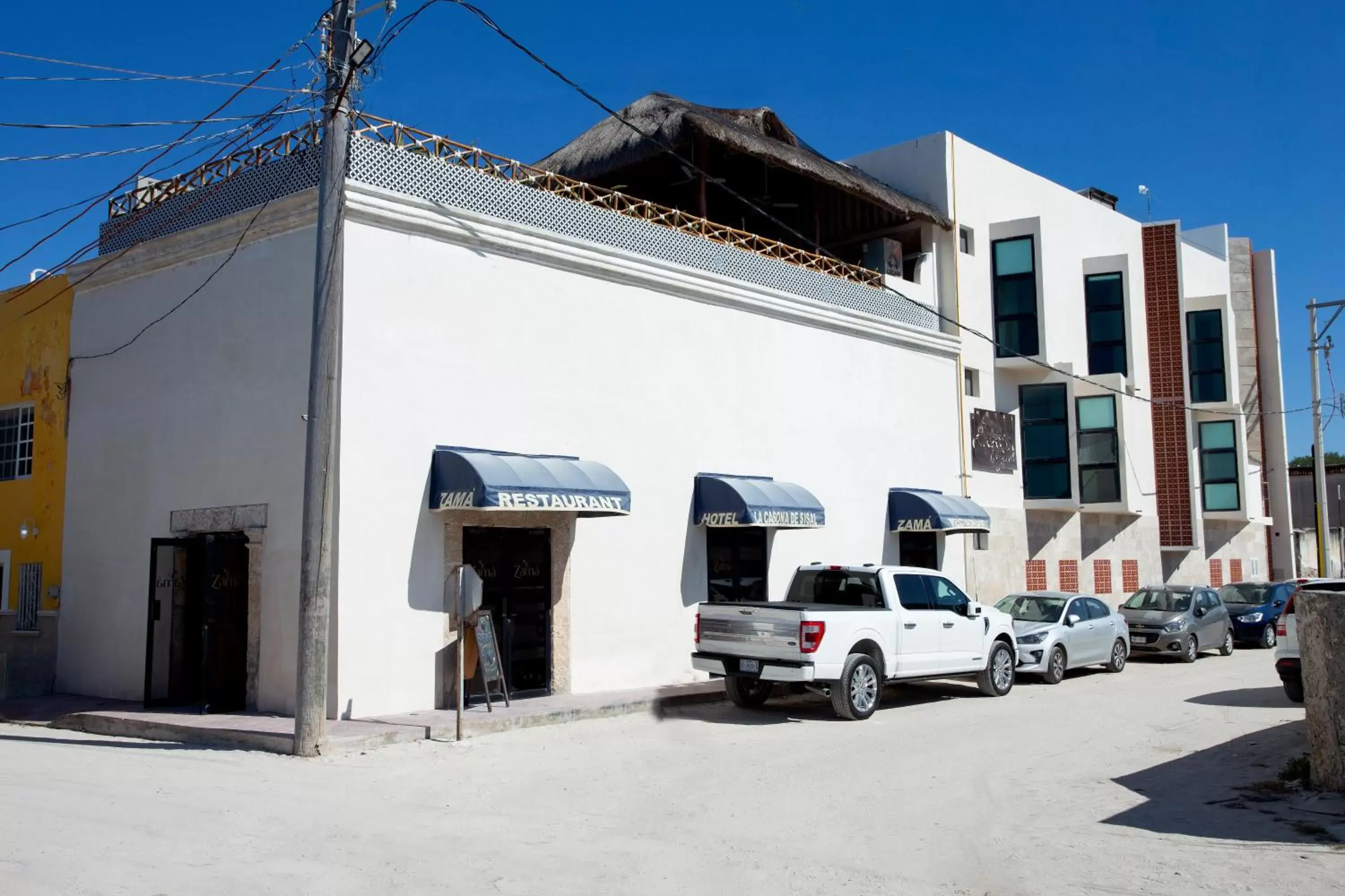 Property Building in La Casona de Sisal Hotel
