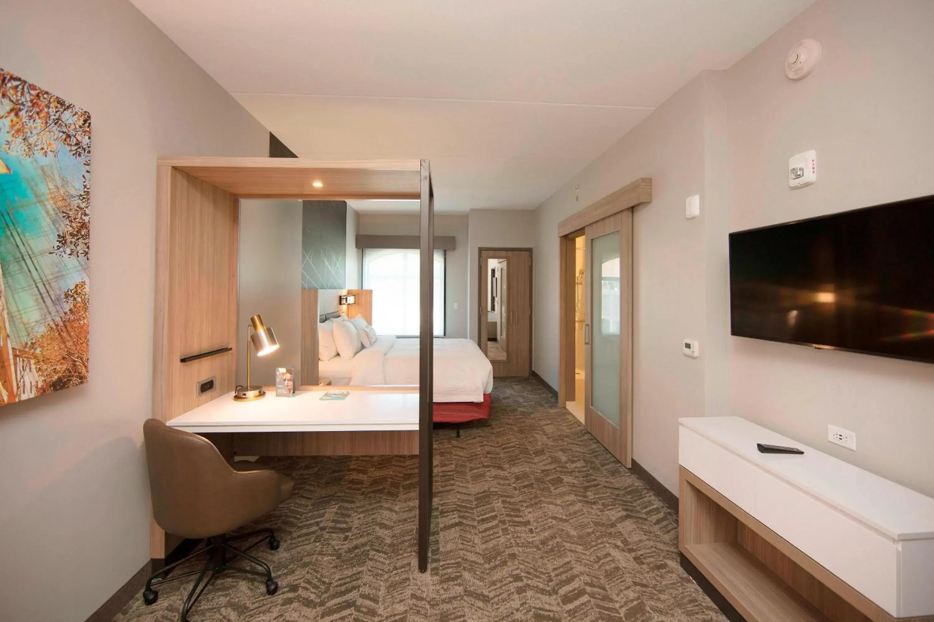 Bedroom, Bathroom in SpringHill Suites by Marriott Athens Downtown/University Area