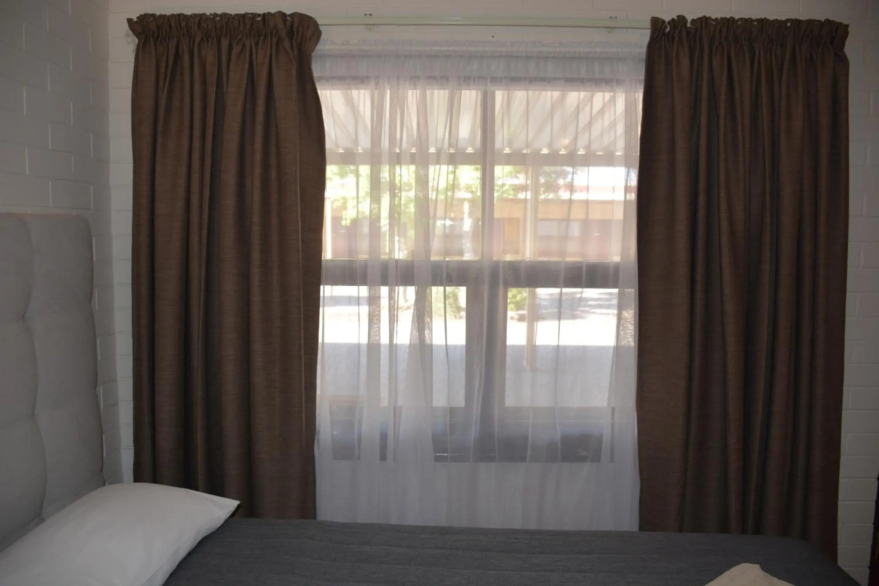 View (from property/room), Bed in Angaston Vineyards Motel View (from property/room), Bed in Angaston Vineyards Motel