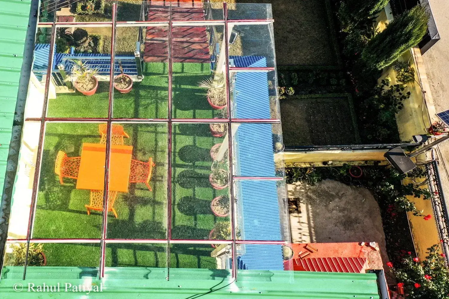 Garden view in The Walnut Creek Garden view in The Walnut Creek