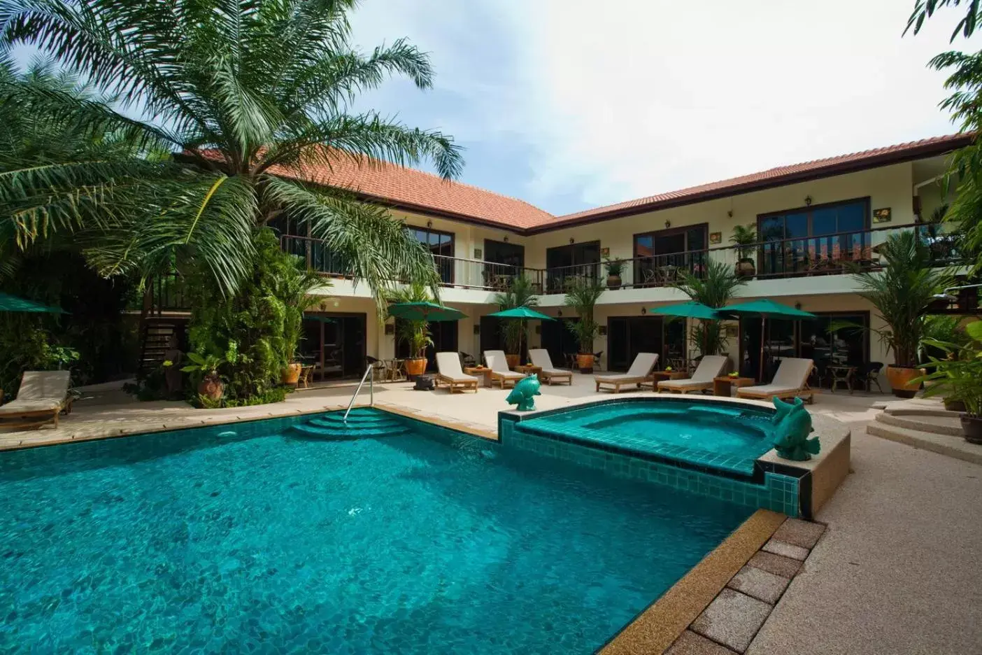 Inner courtyard view, Property Building in Baan Souy Resort