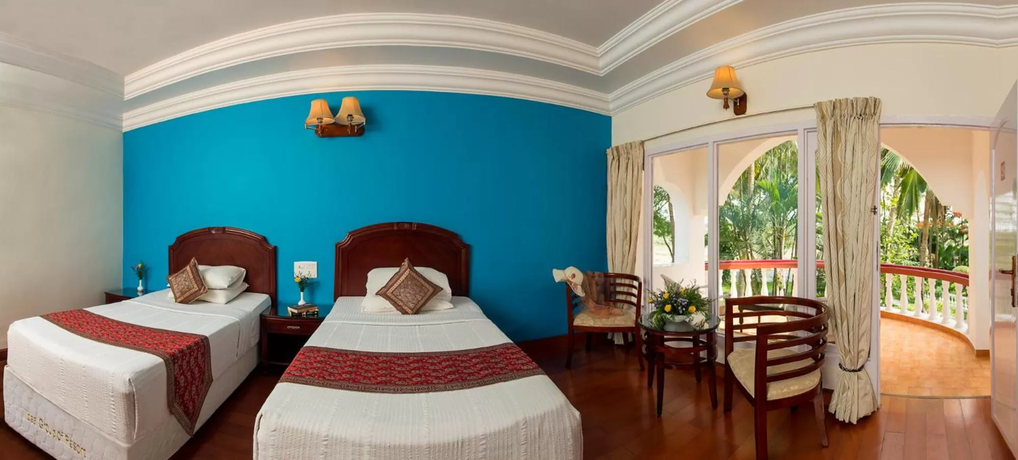 Bed in GReaT Trails Riverview Thanjavur By GRT Hotels
