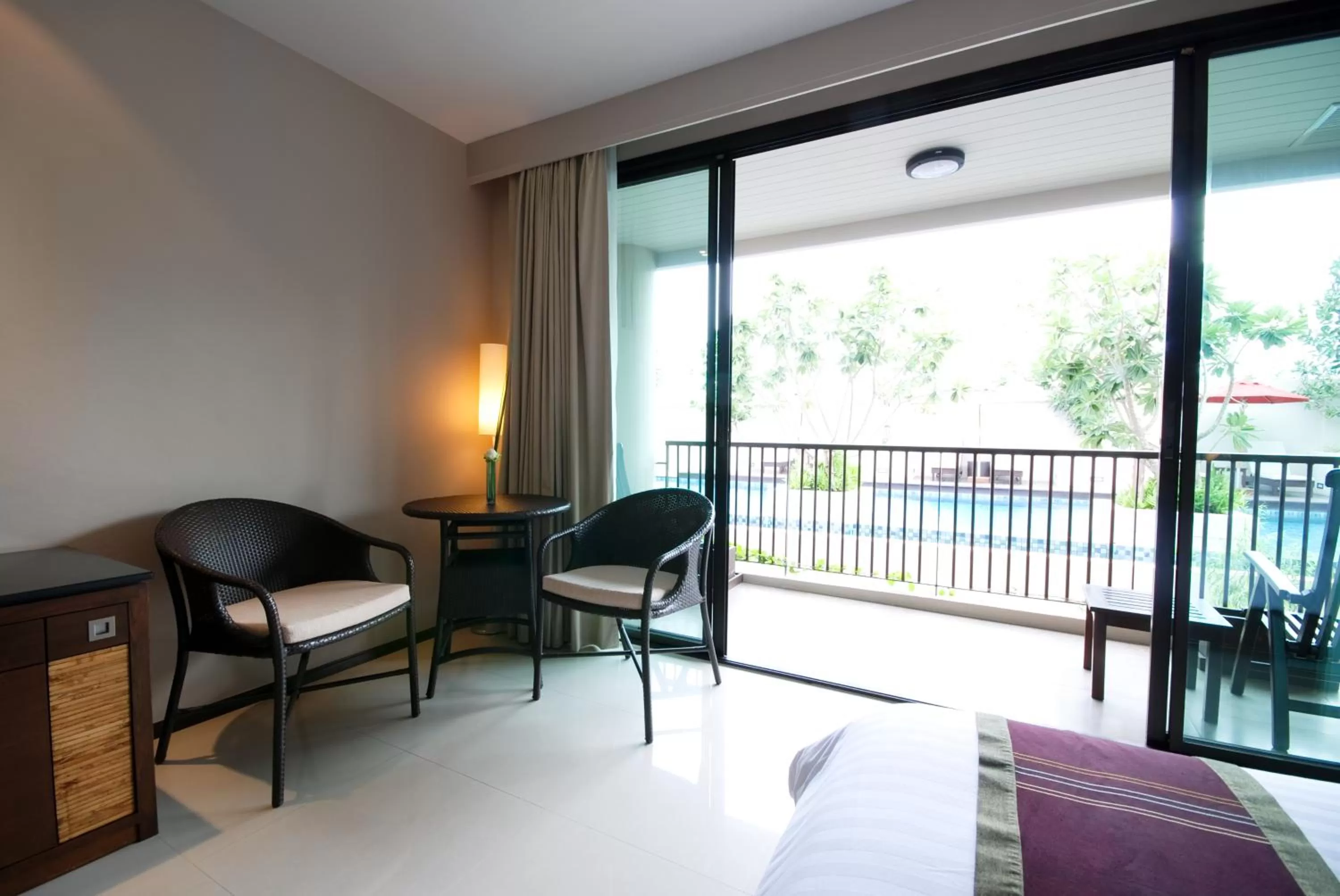 Pool view in Tara Mantra Cha-Am Resort