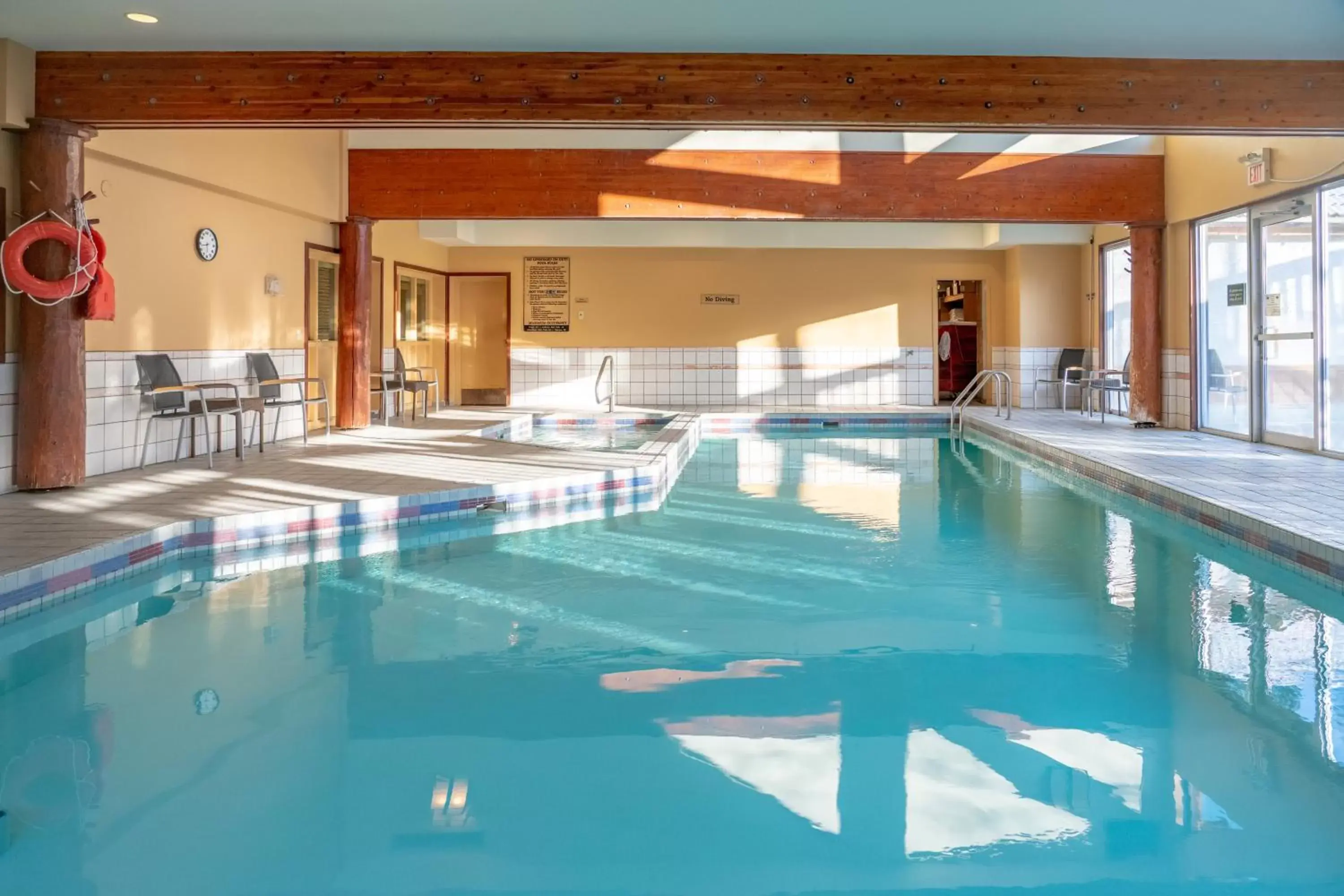 Swimming Pool in Banff Rocky Mountain Resort