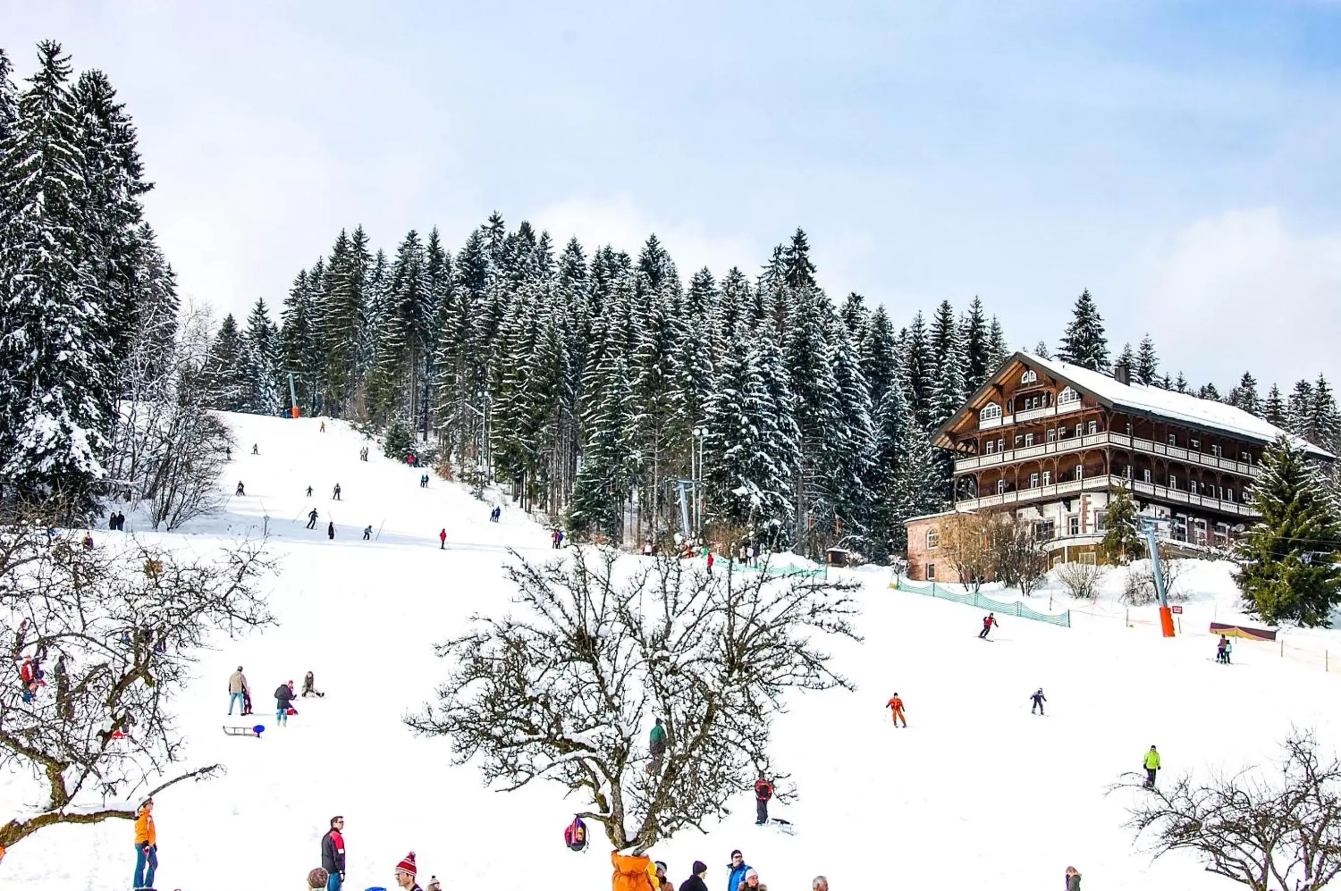 Bird's eye view, Winter in Fritz Lauterbad