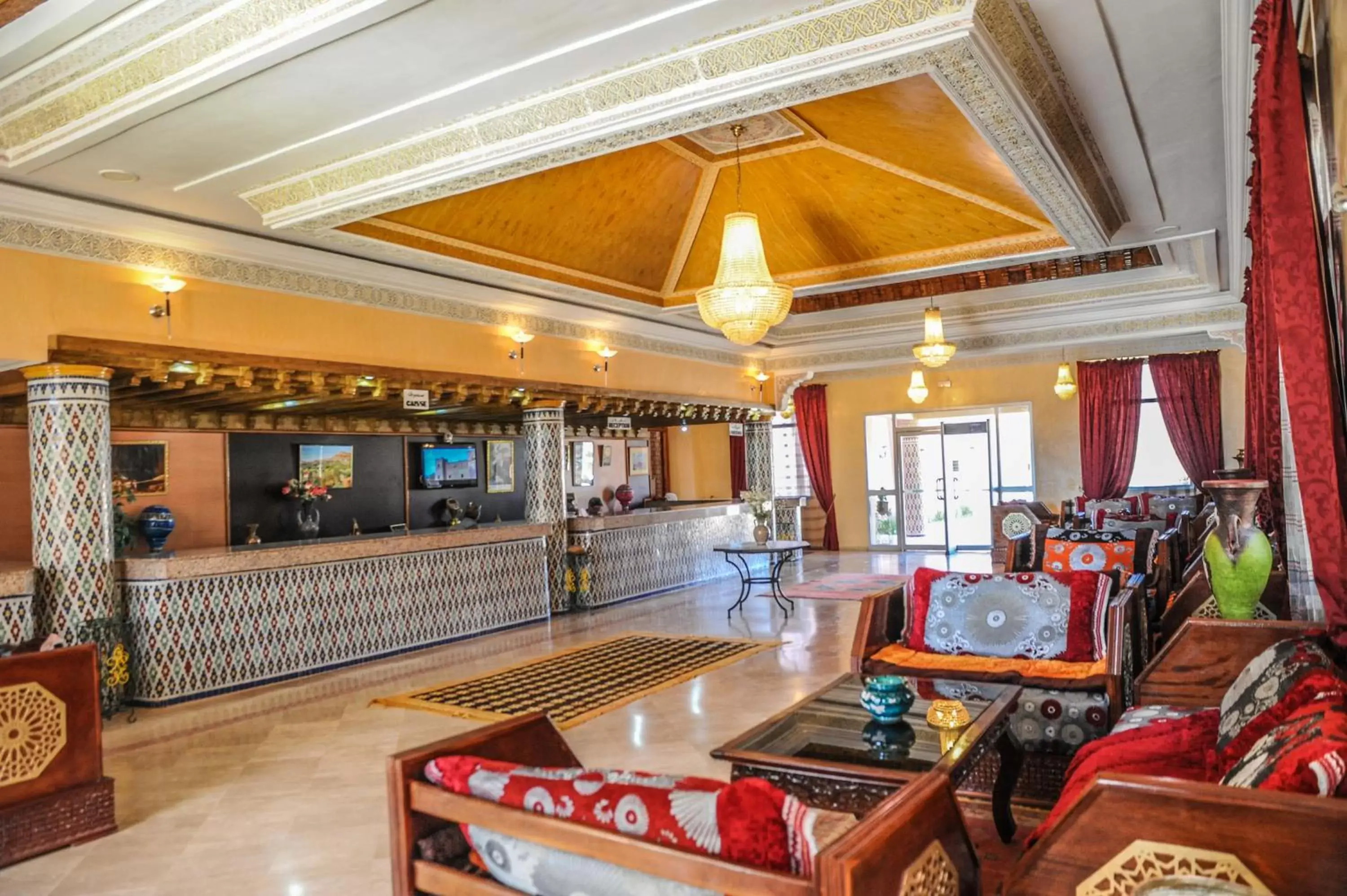 Lobby or reception, Lounge/Bar in Hotel Saghro