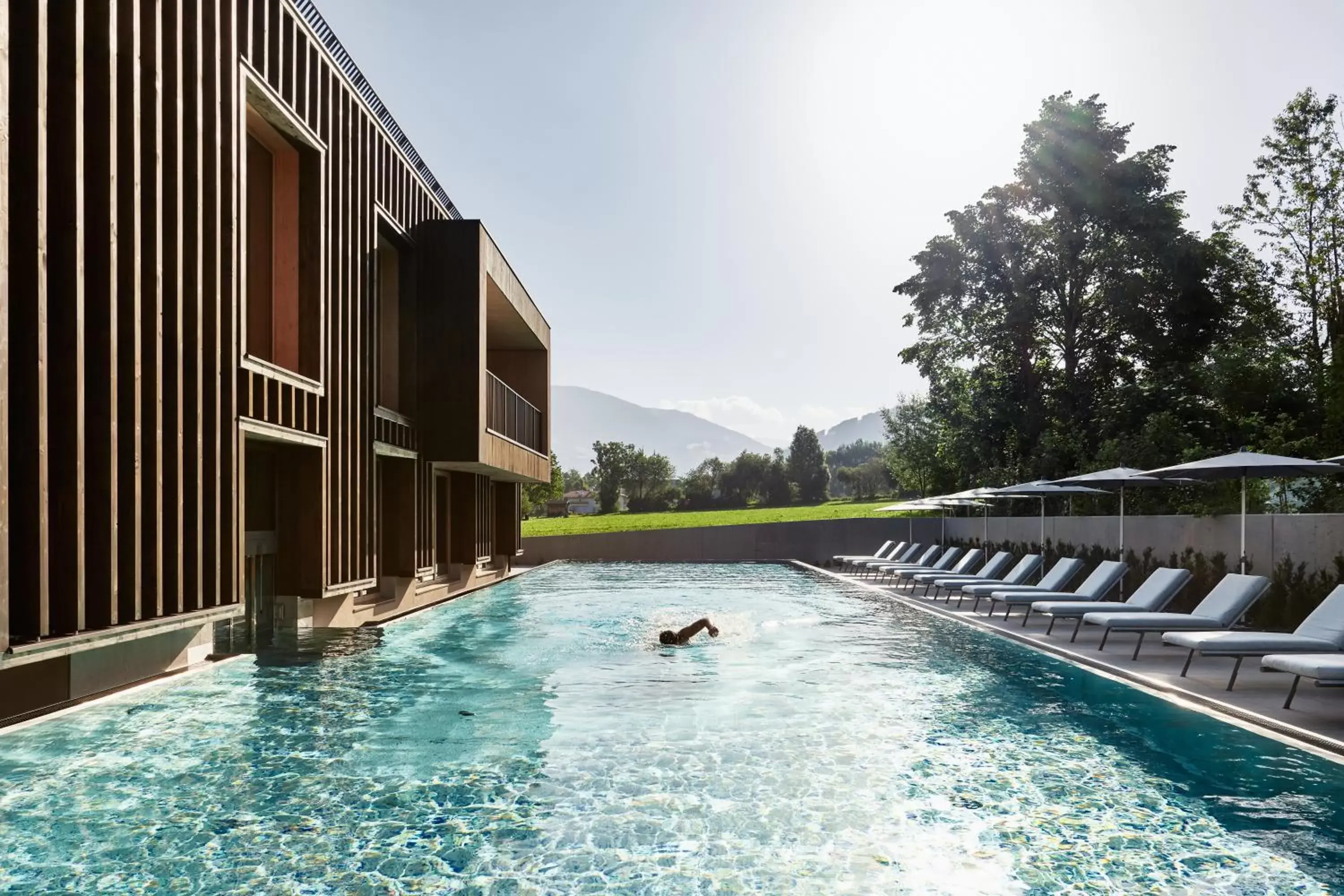 Property building, Swimming Pool in Falkensteiner Hotel Kronplatz - The Leading Hotels of the World