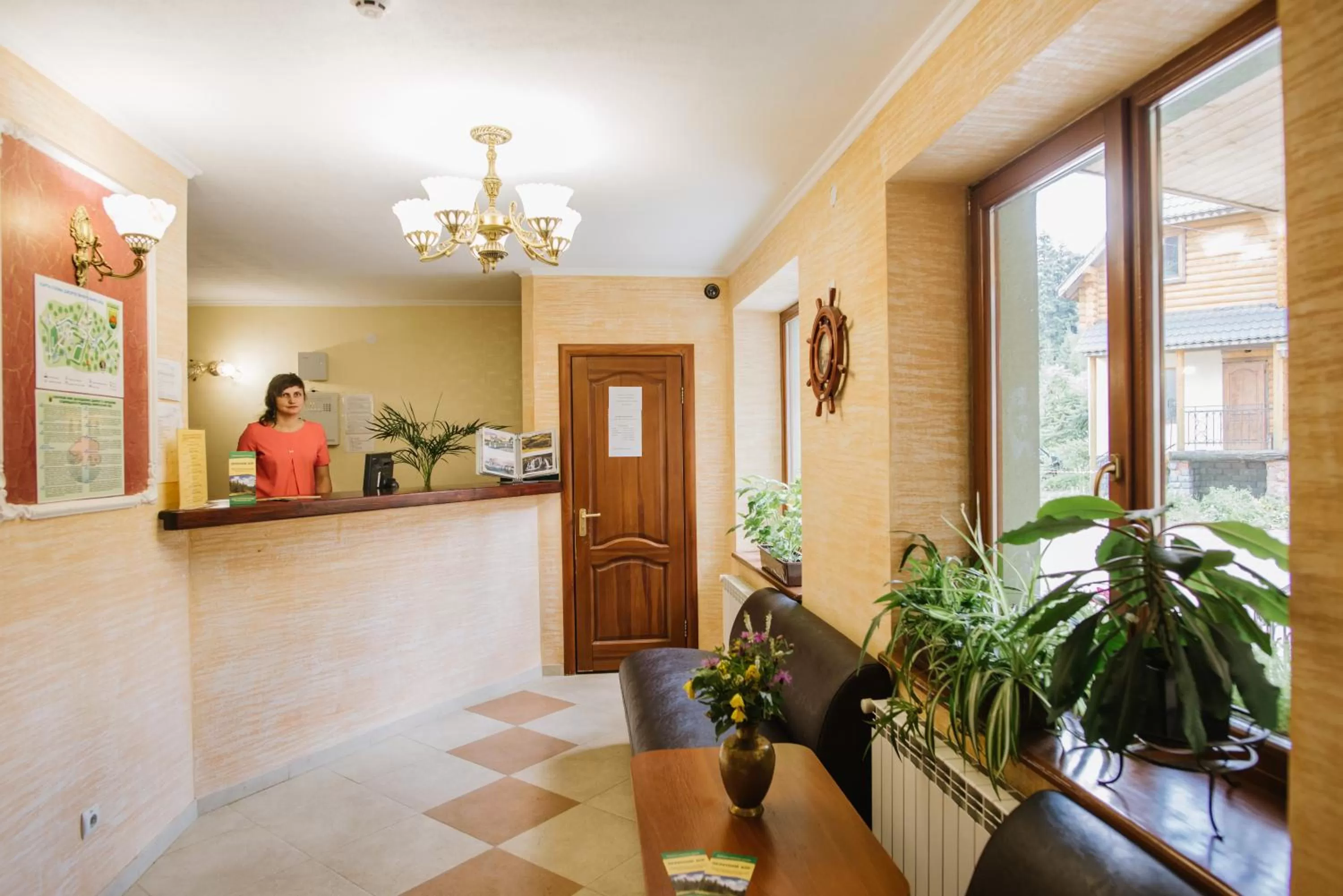 Lobby or reception in Zelenyy Bir