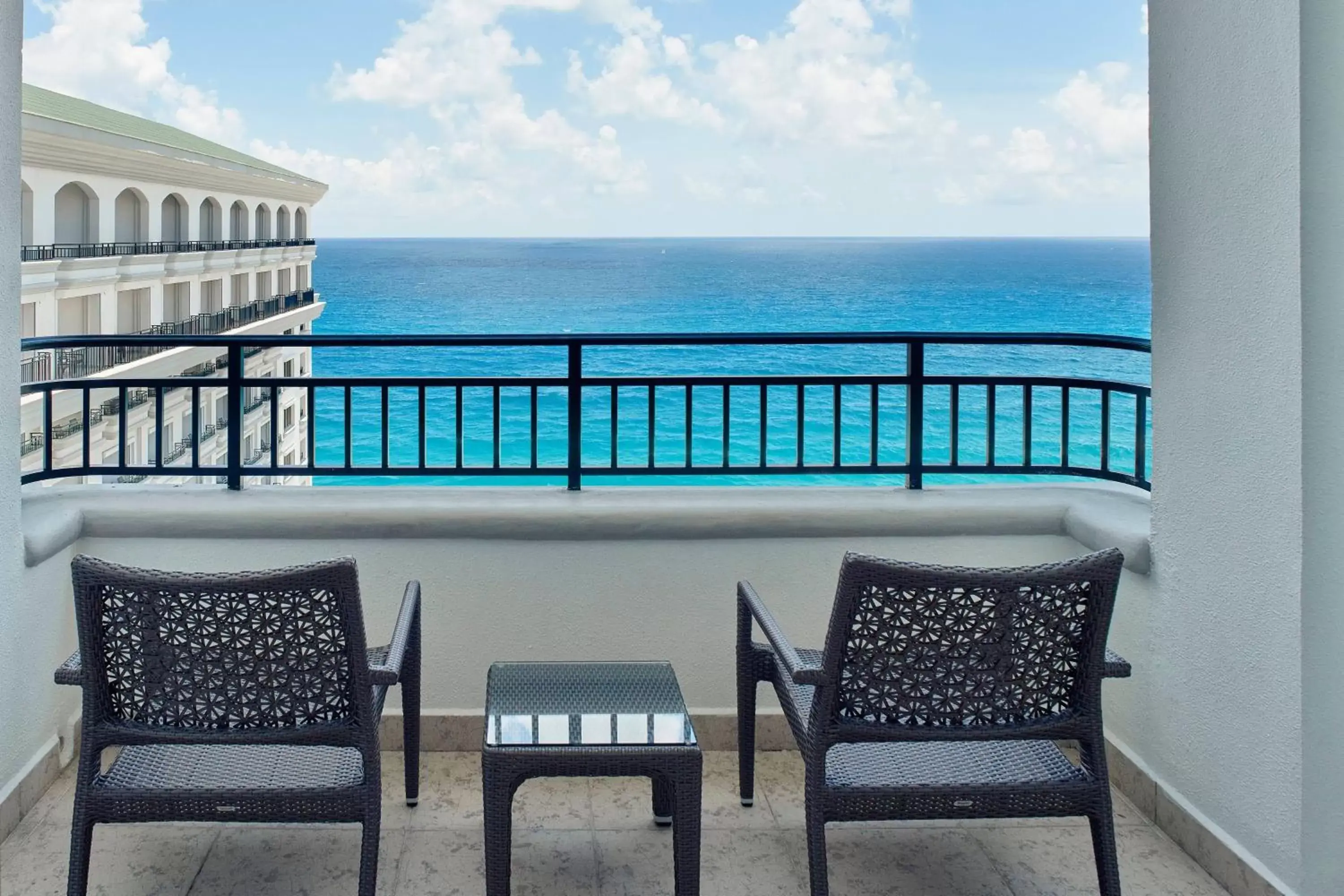 Photo of the whole room, Balcony/Terrace in JW Marriott Cancun Resort & Spa