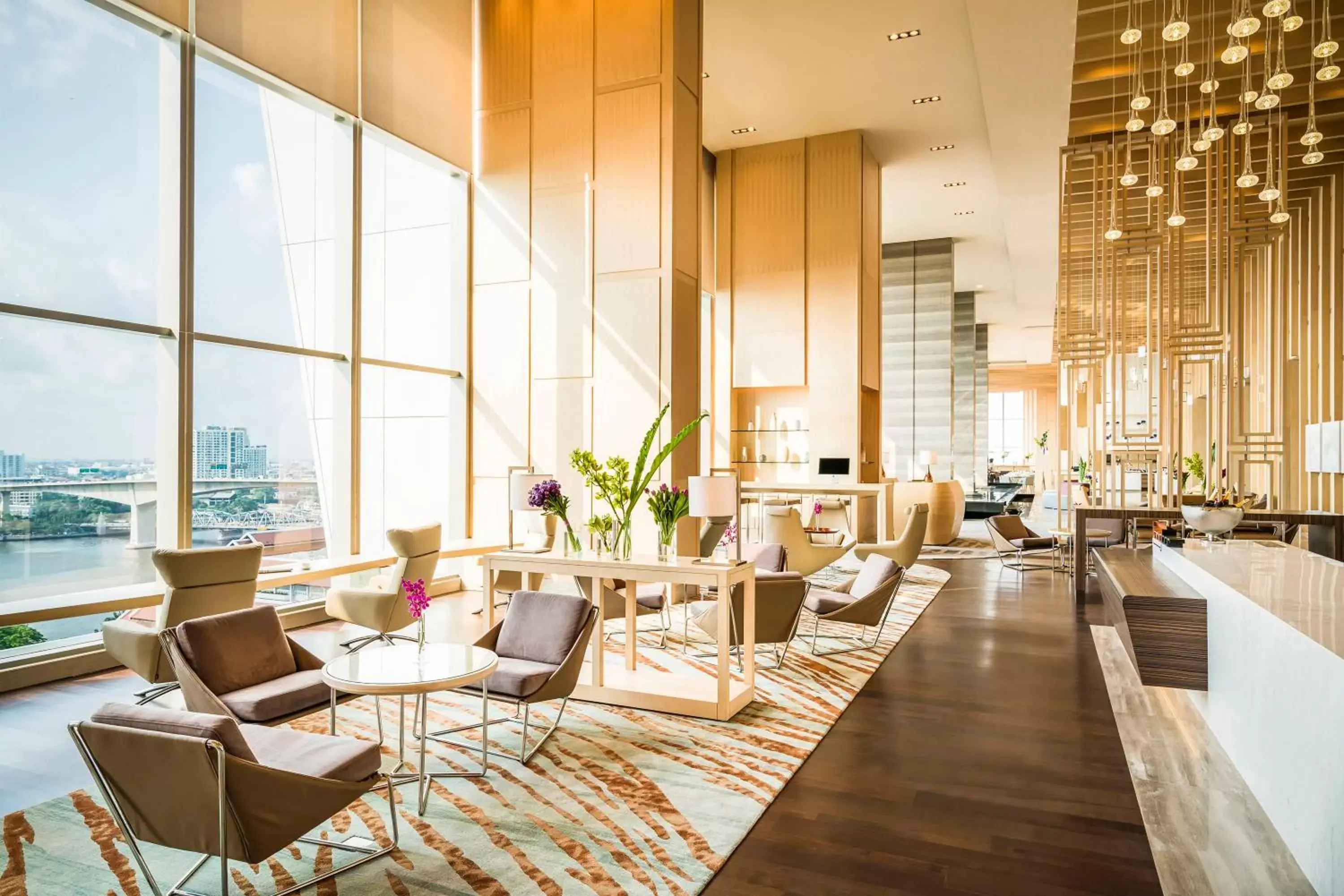 Lobby or reception, Restaurant/Places to Eat in Avani Plus Riverside Bangkok Hotel