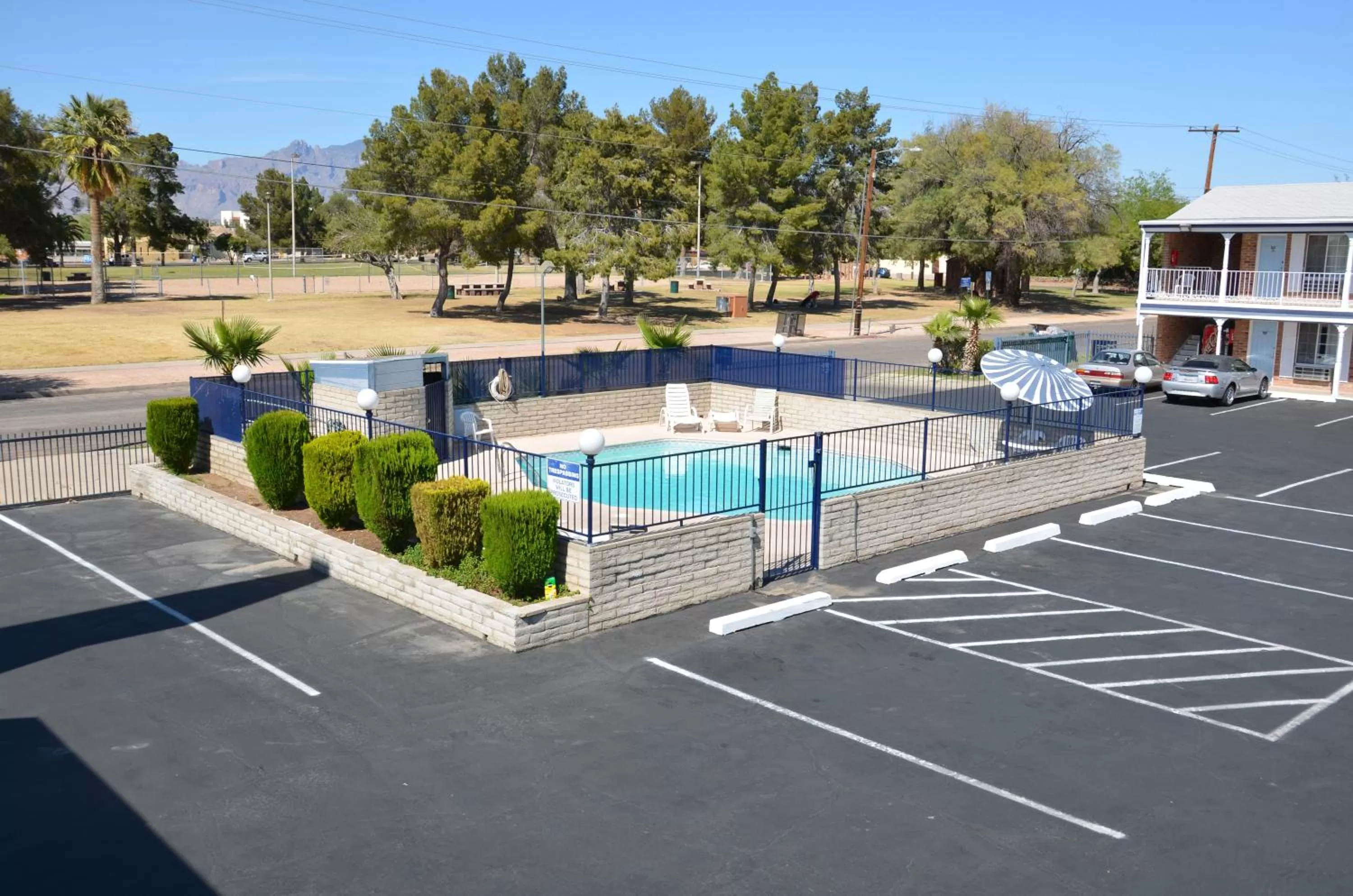 Swimming pool in University Inn