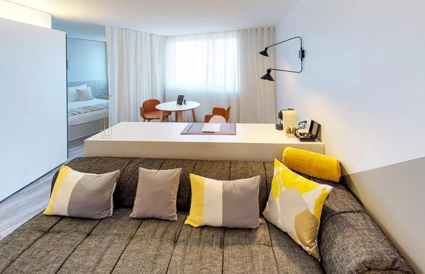 Bedroom, Bed in Novotel Suites Luxembourg