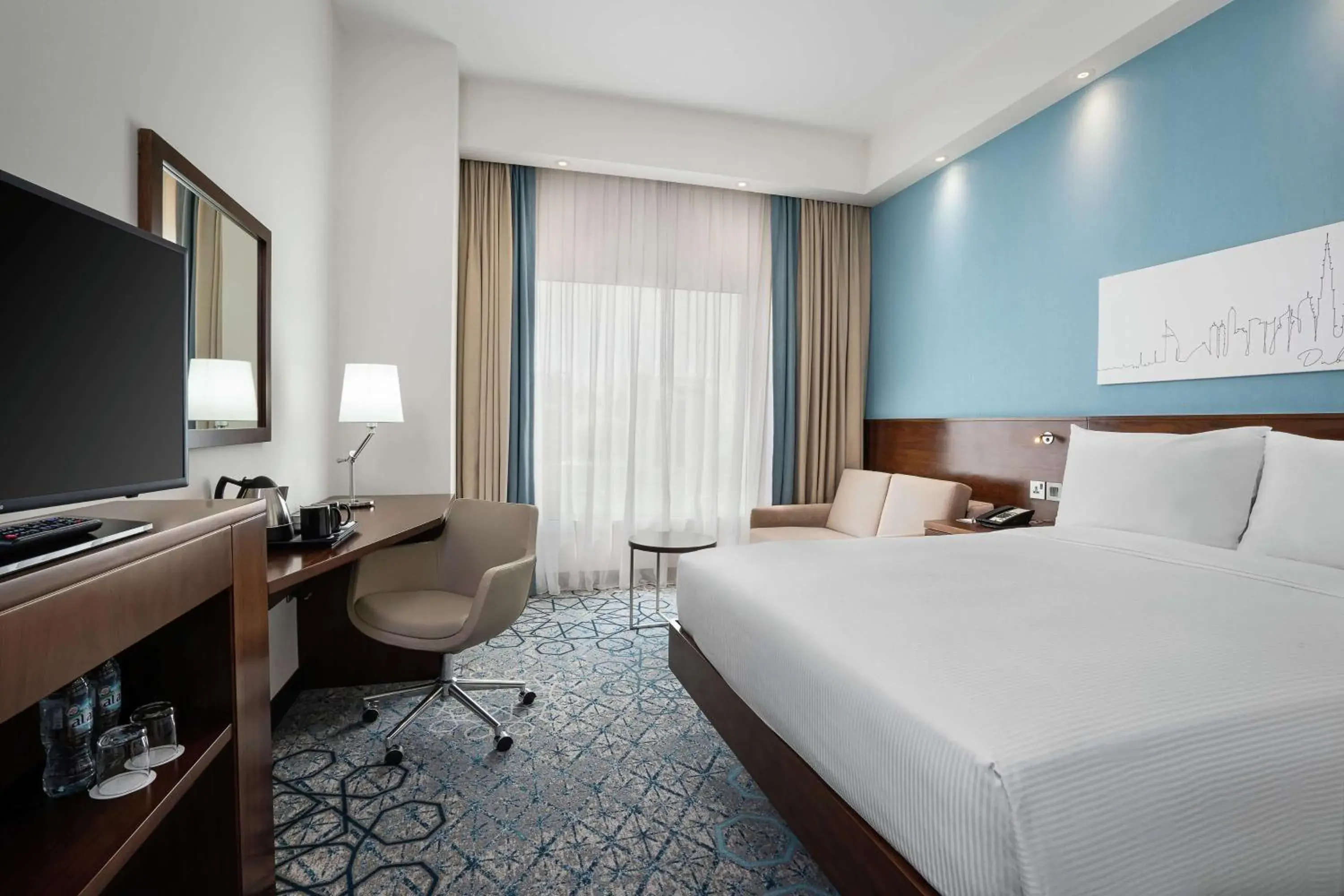 Bed in Hampton By Hilton Dubai Al Barsha Bed in Hampton By Hilton Dubai Al Barsha
