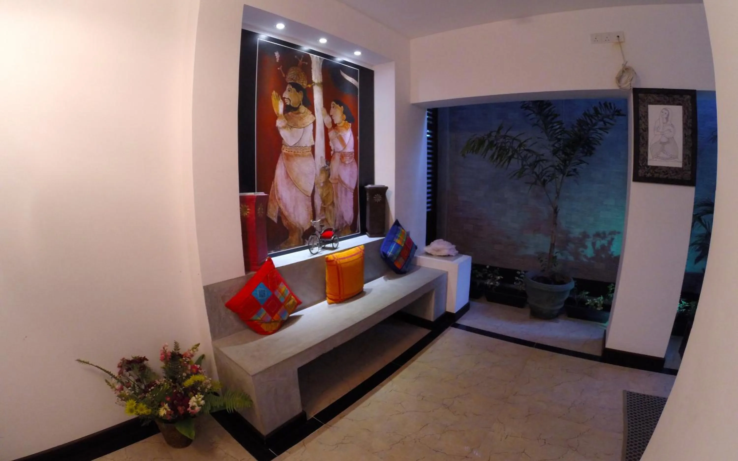 Facade/entrance, Bed in Winter Villa