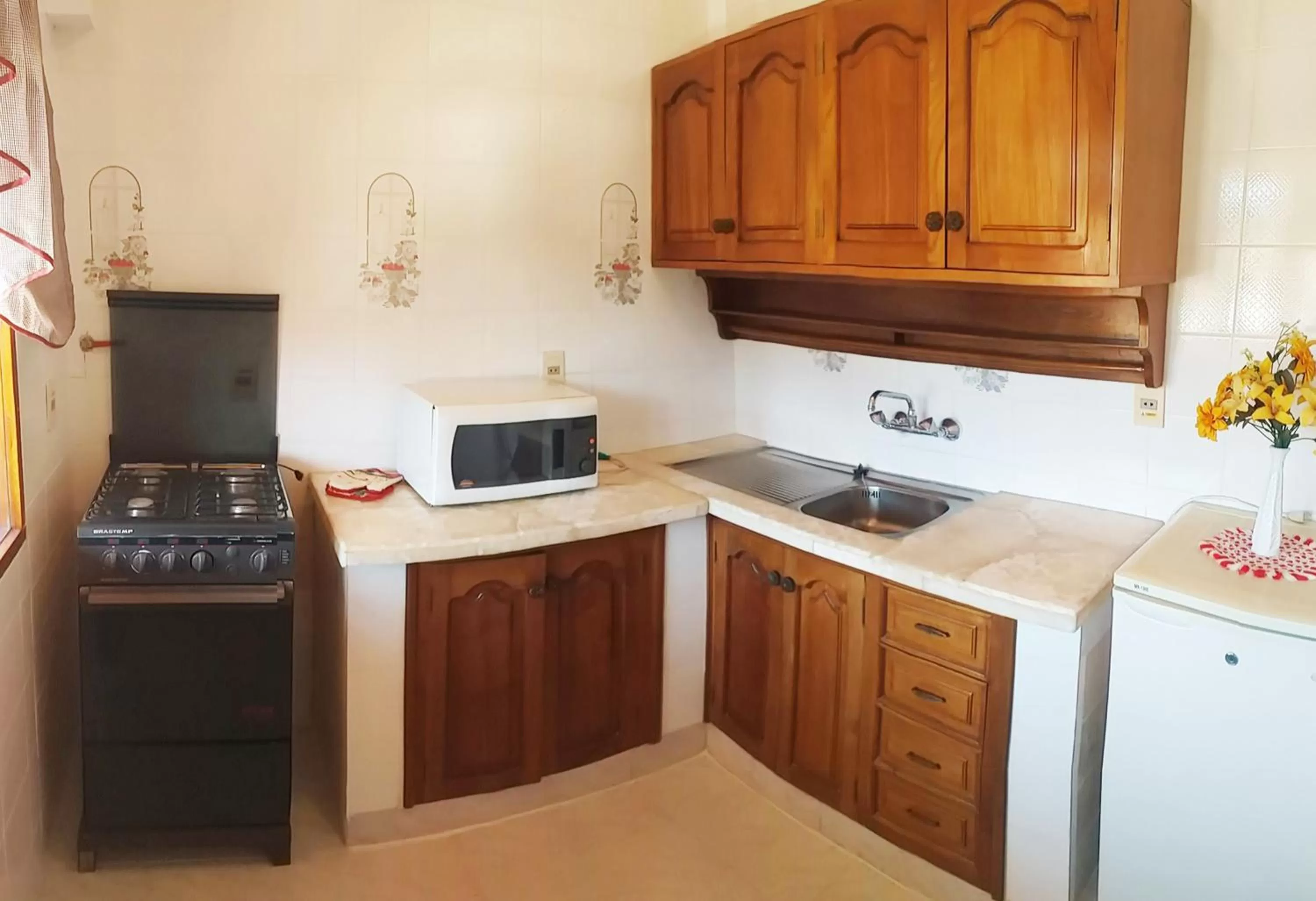 Kitchen or kitchenette in Hotel Carmen