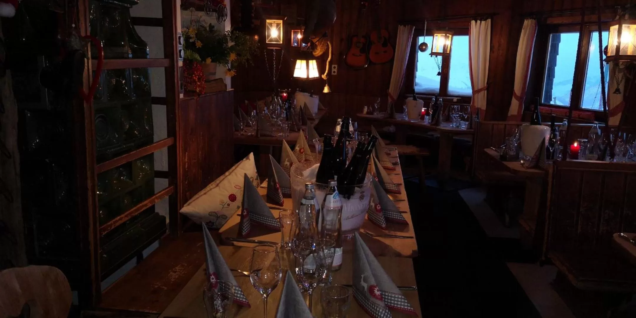 Hocheckhuette On Top of the Kitzbuehel Hahnenkamm Mountain