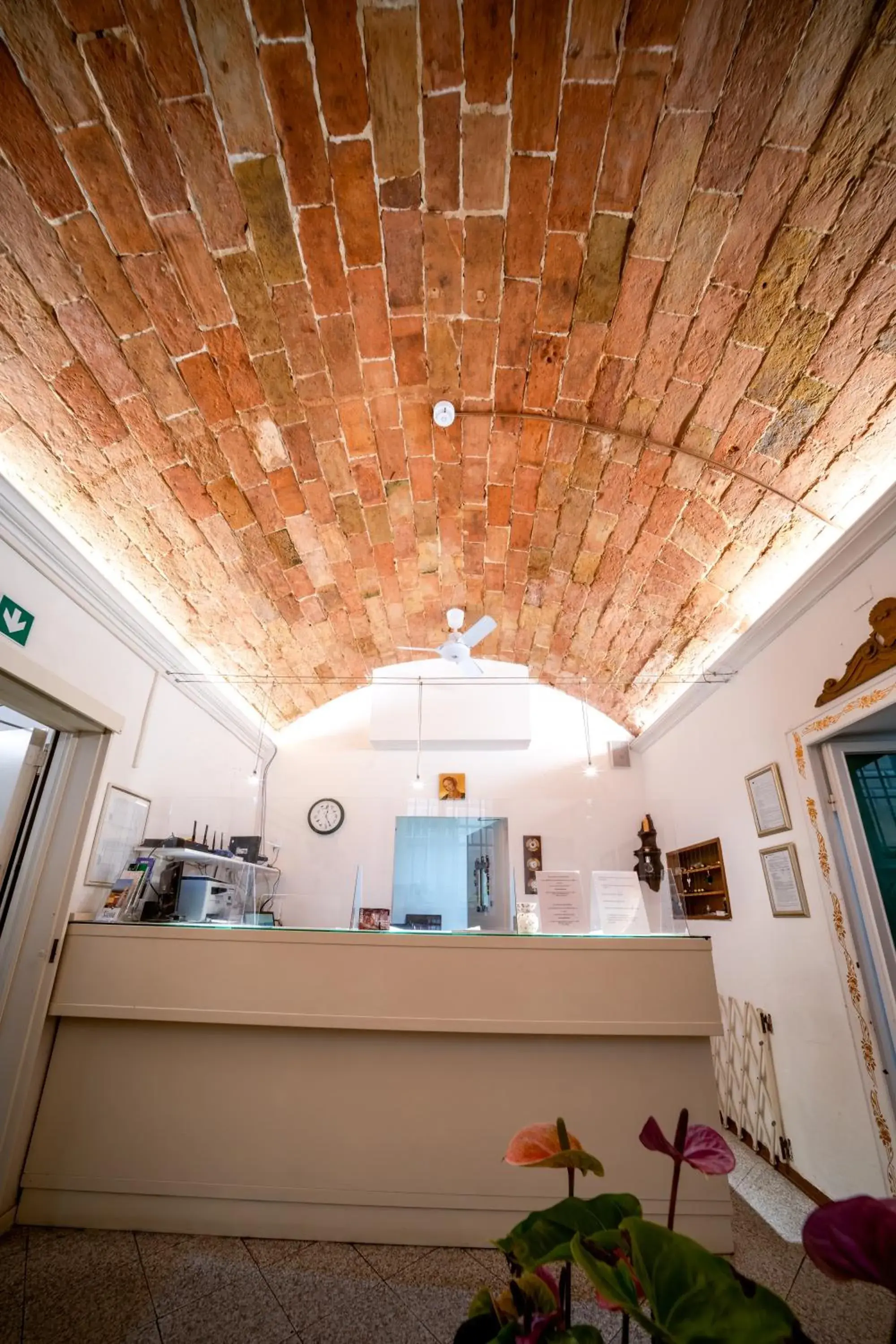 Lobby/Reception in Albergo Tre Donzelle