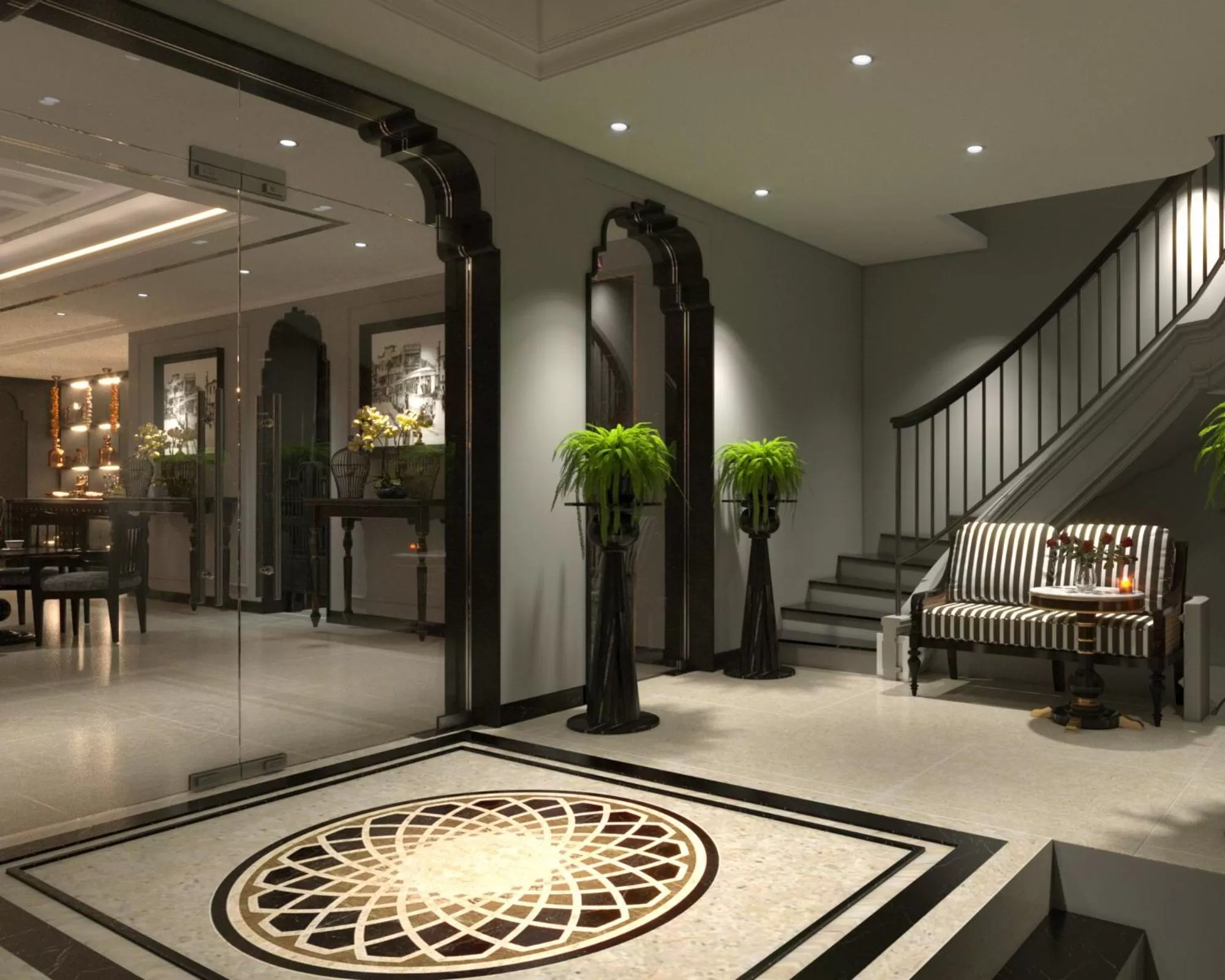 Seating area in Aviary Hanoi Hotel & Travel