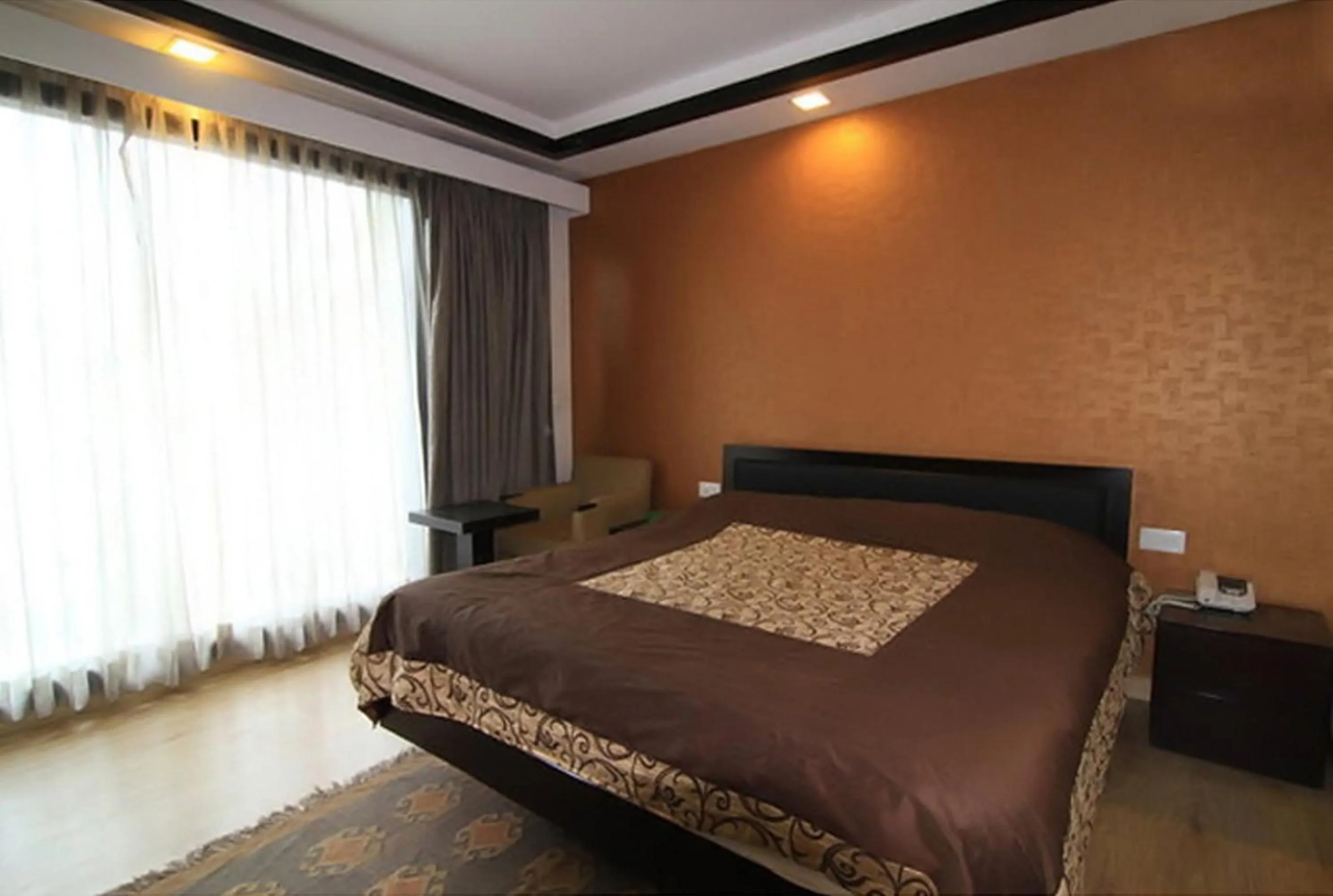 Bedroom, Bed in Rainbow Residency