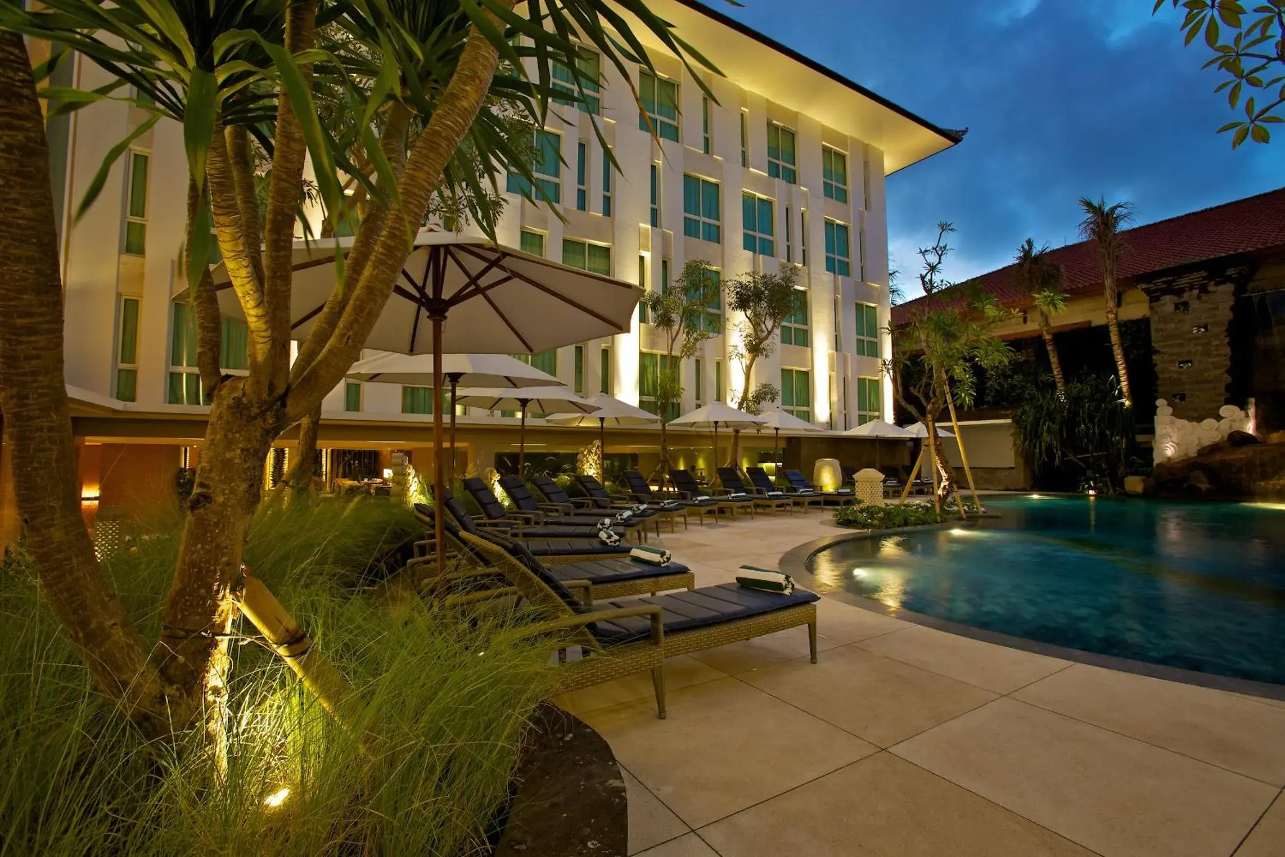 Facade/entrance, Property Building in Bintang Kuta Hotel