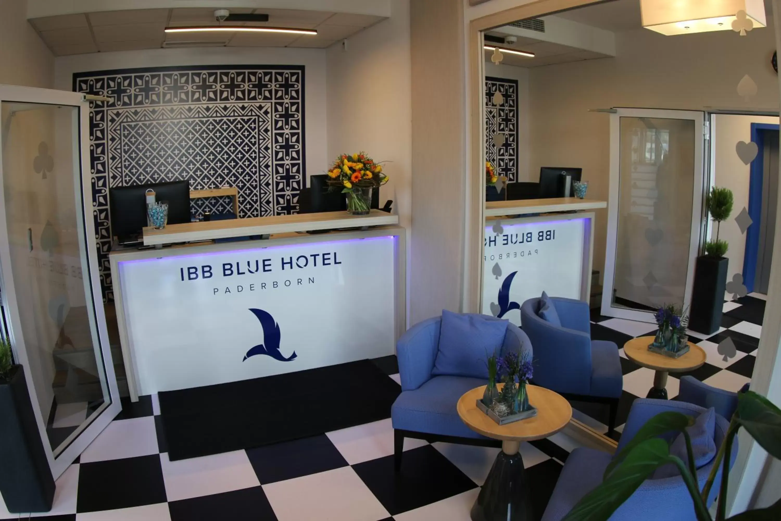 Lobby or reception in IBB Hotel Paderborn