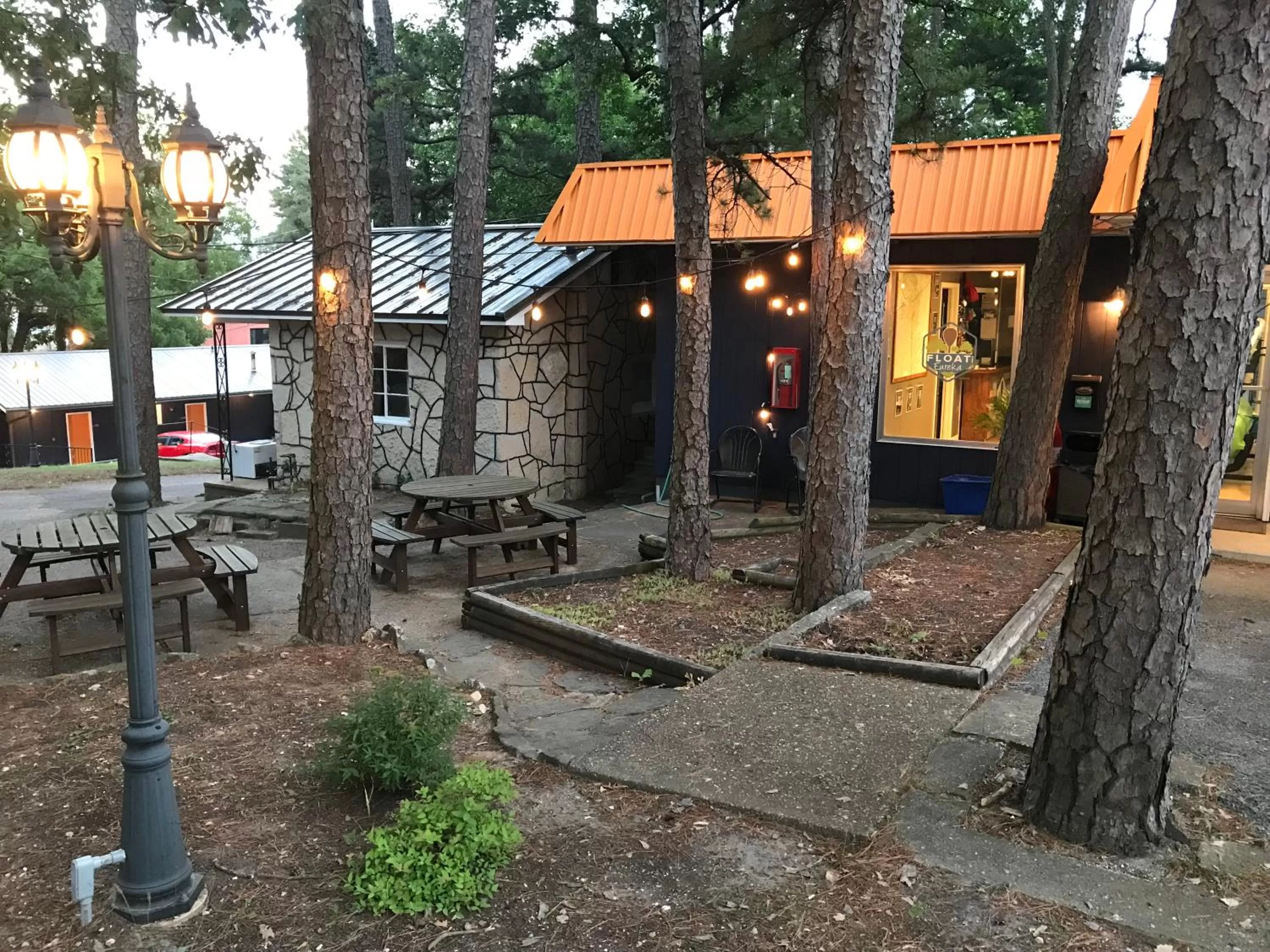 Patio in The Wanderoo Lodge