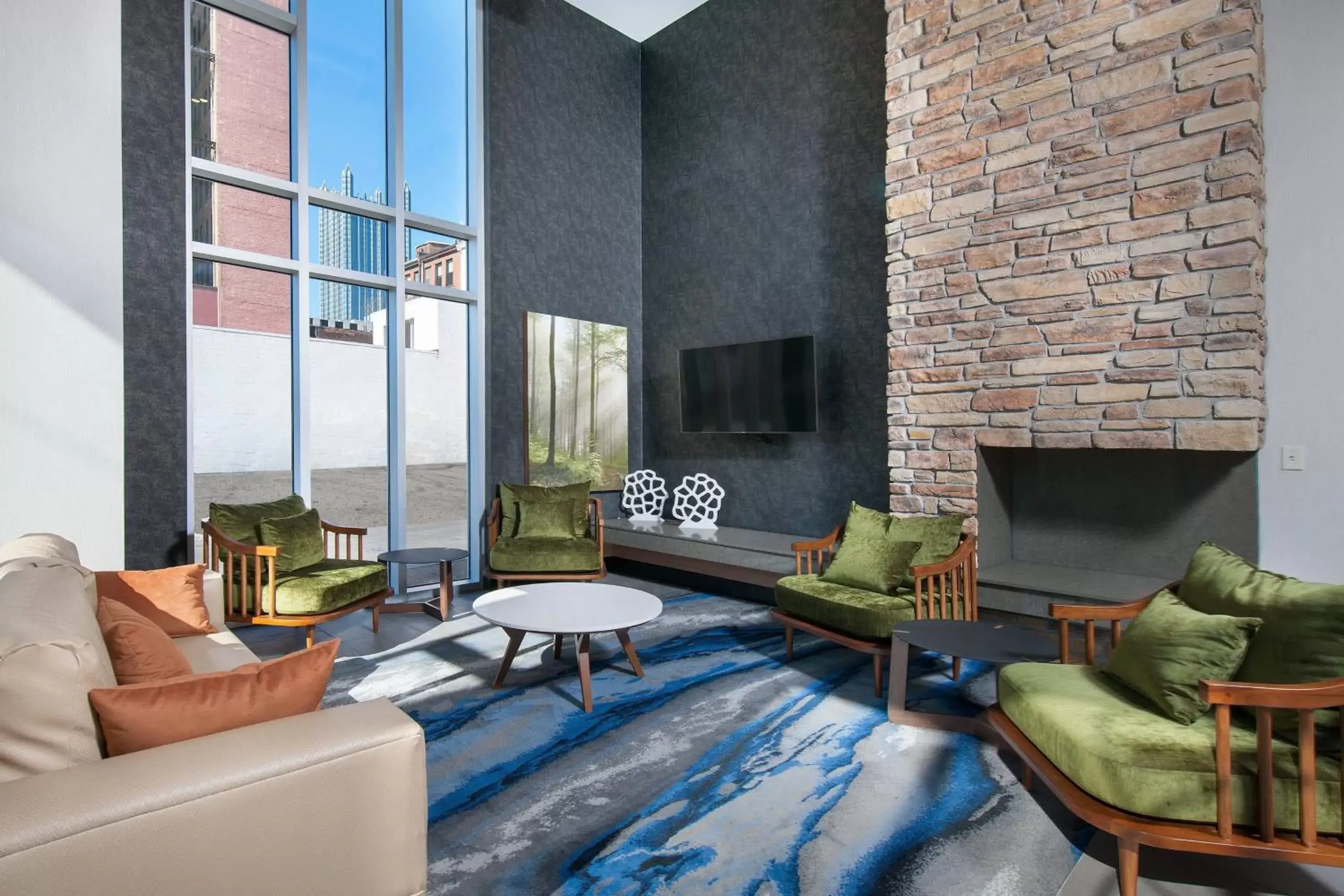 Lobby or reception, Seating Area in Fairfield by Marriott Pittsburgh Downtown