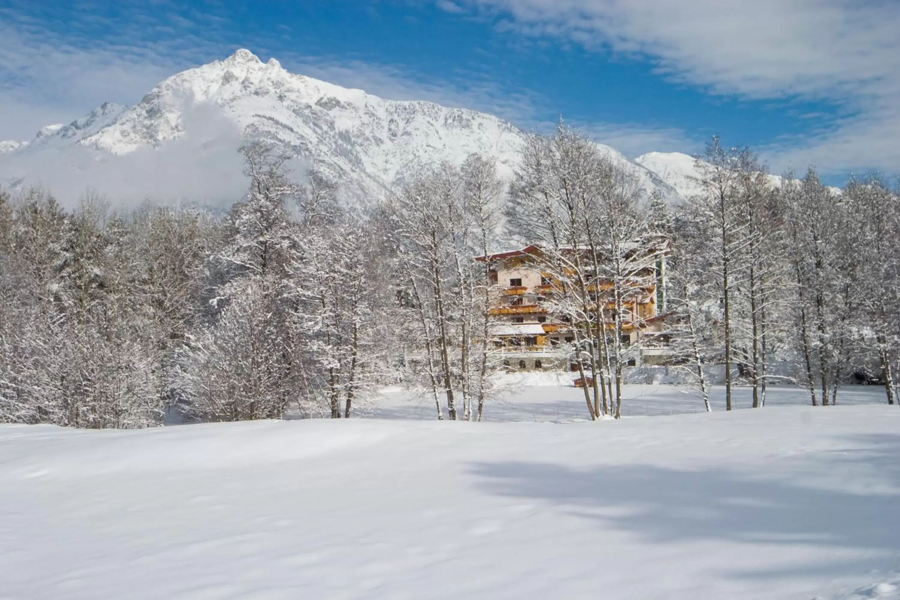 Natural landscape, Winter in Huber Hotel Tramserhof