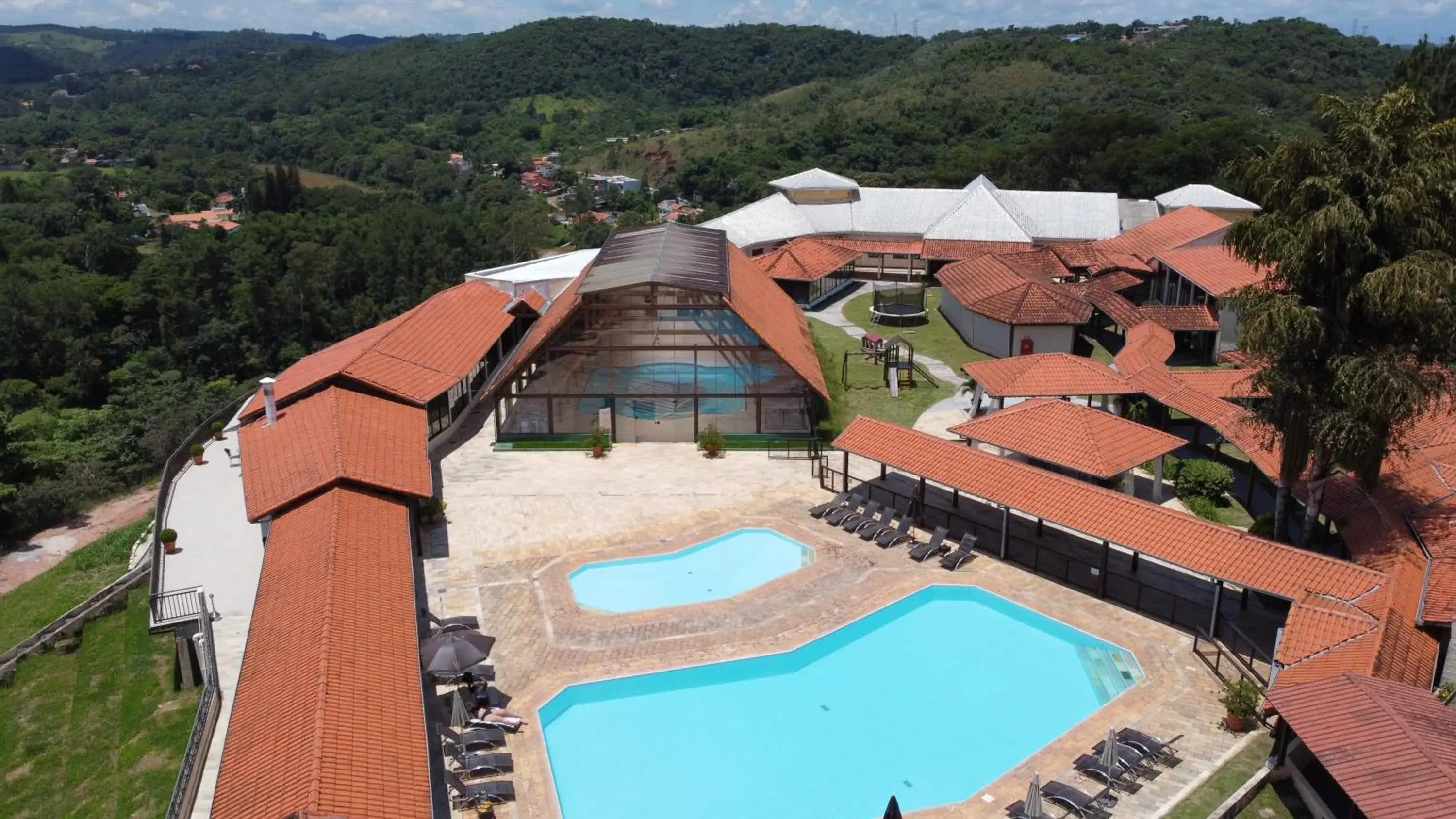 Bird's-eye View in Guararema Parque Hotel