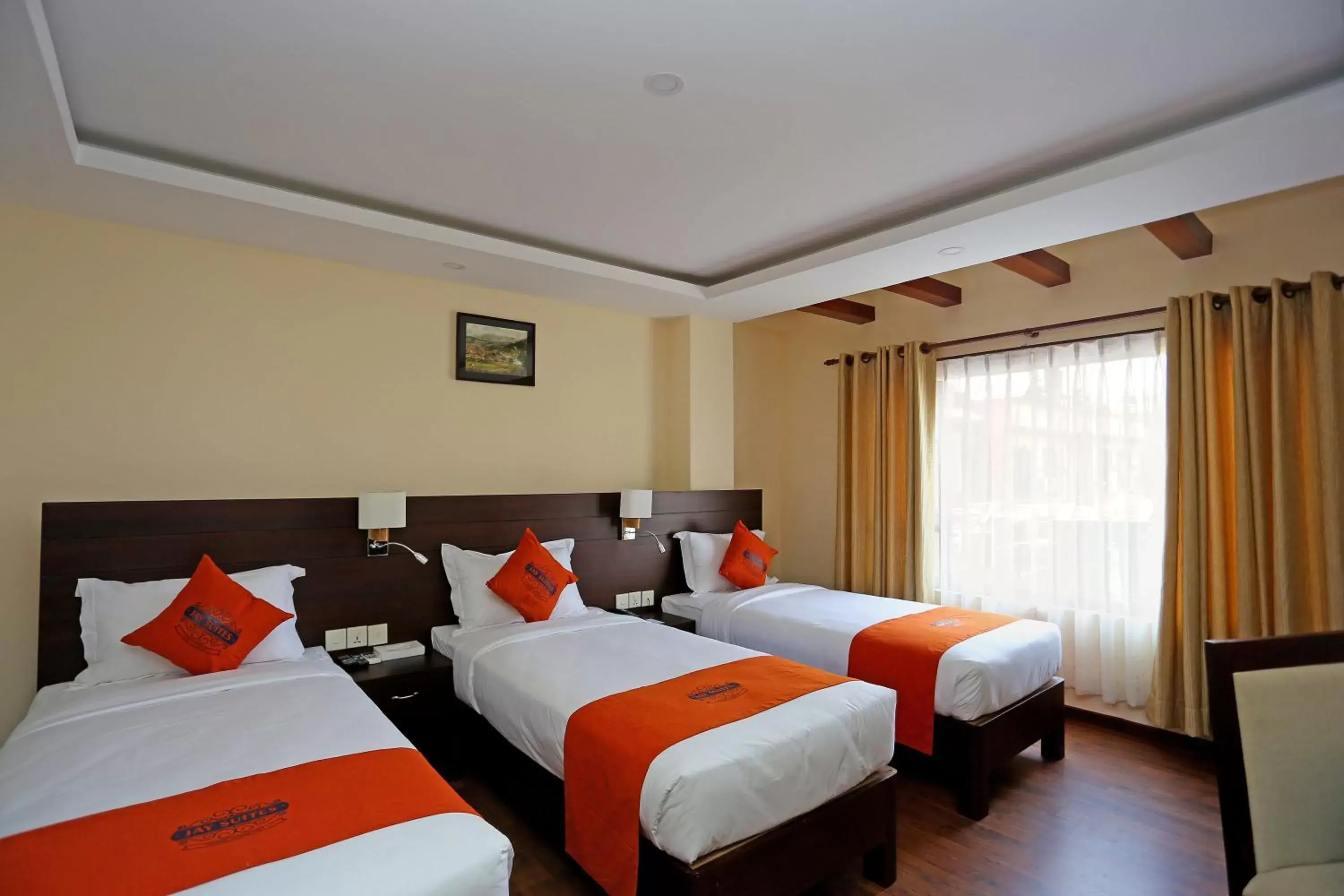 Bedroom, Bed in Hotel Jay Suites