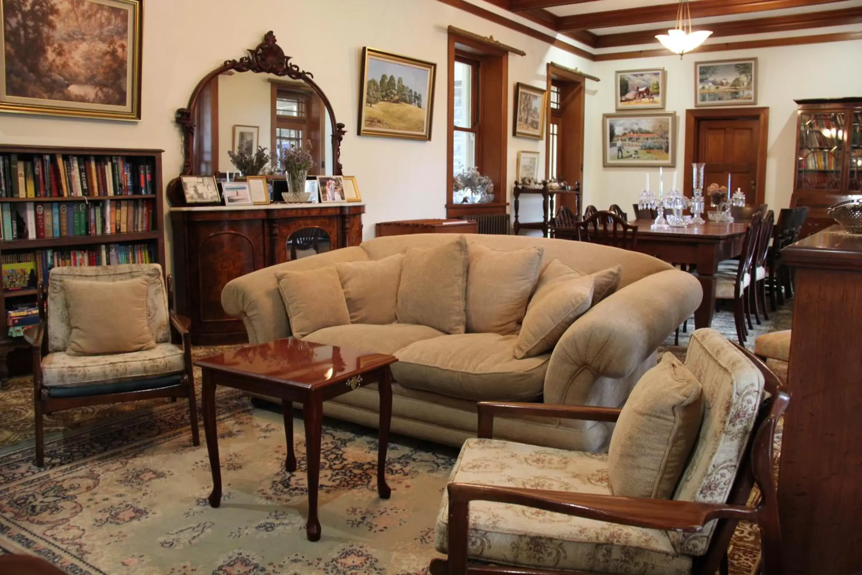 Seating Area in Historic Merryville Homestead