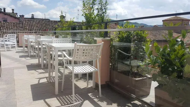 Balcony/Terrace in Albergo La Rocca