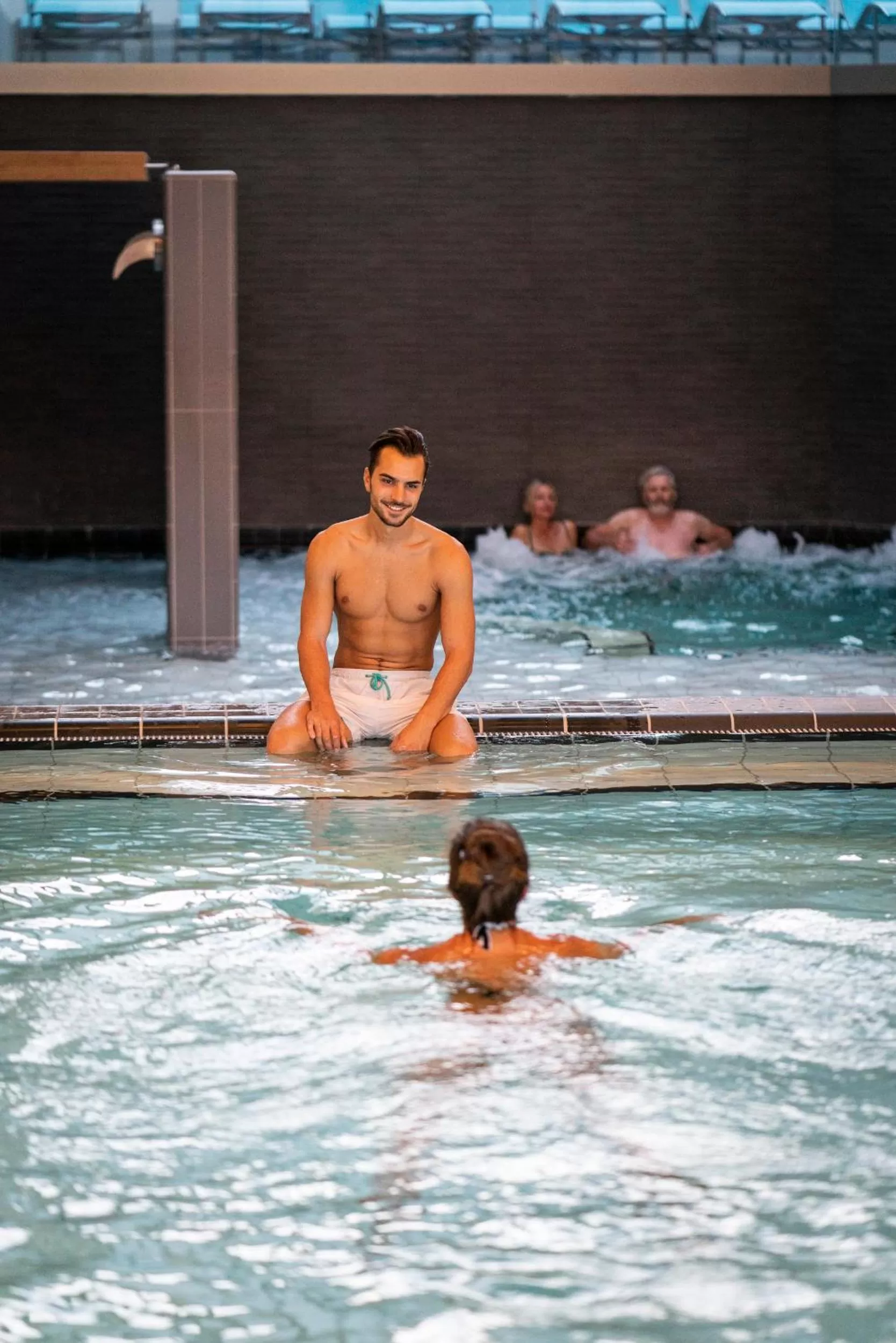 Hot Spring Bath in Appartement-Haus Blumenhof